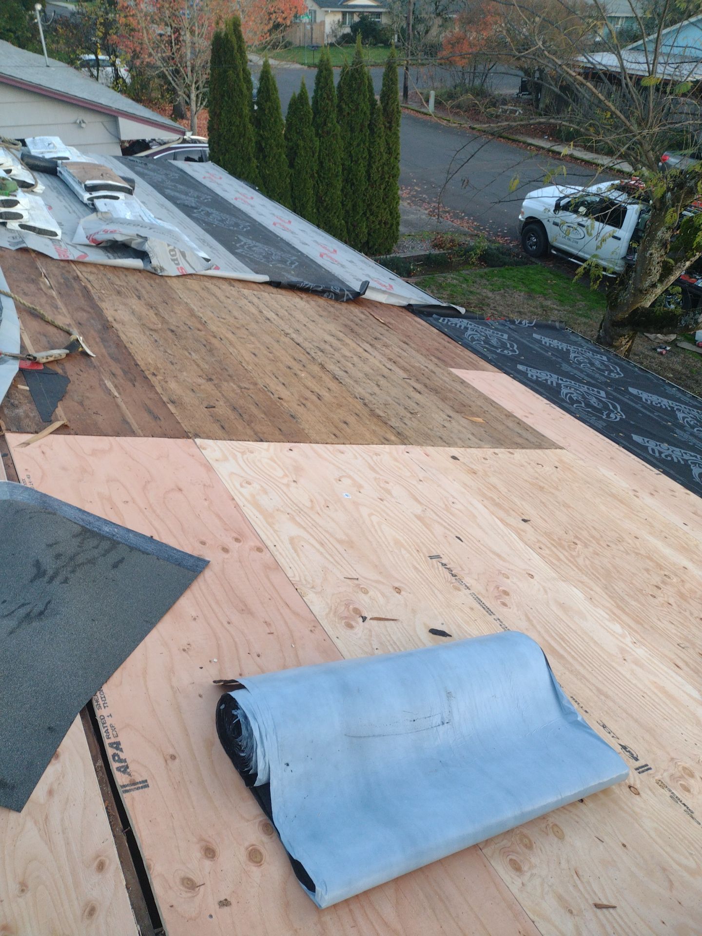 Residential Roof Installation: IKO Dynasty 30 Year Shingle Color: Frostone Grey by Orezona Building & Roofing Company, Inc.