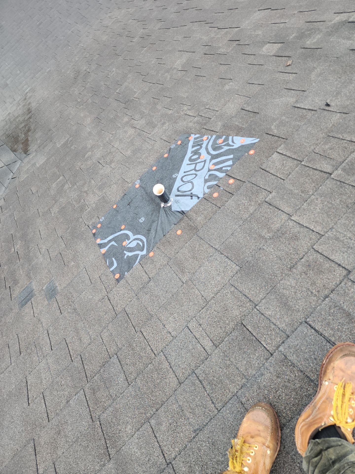 Hail Damage using Owen's Corning Duration (Lifetime) Shingles by Roof Repair Company