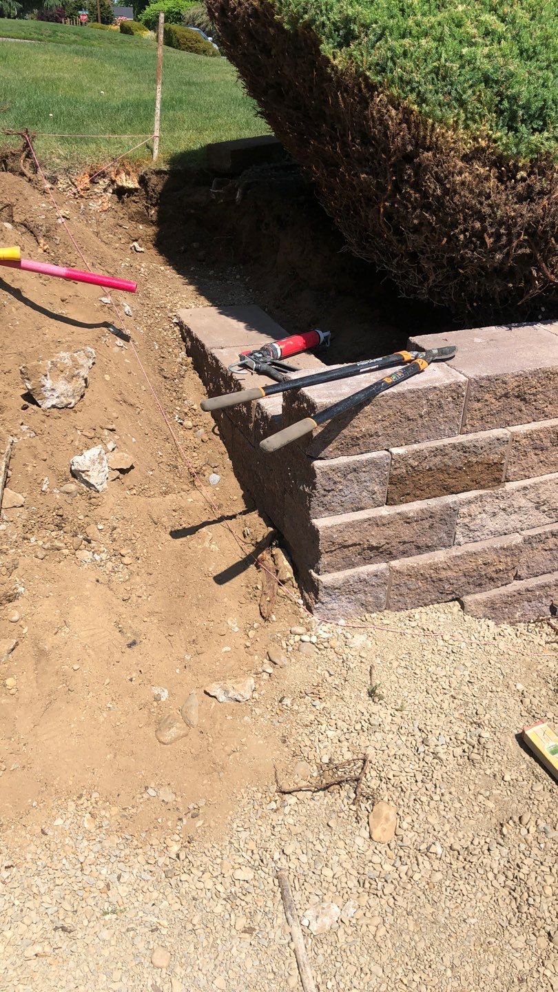 Justin | Retaining Wall, Landscape Project  by Jireh Asphalt & Concrete Inc 