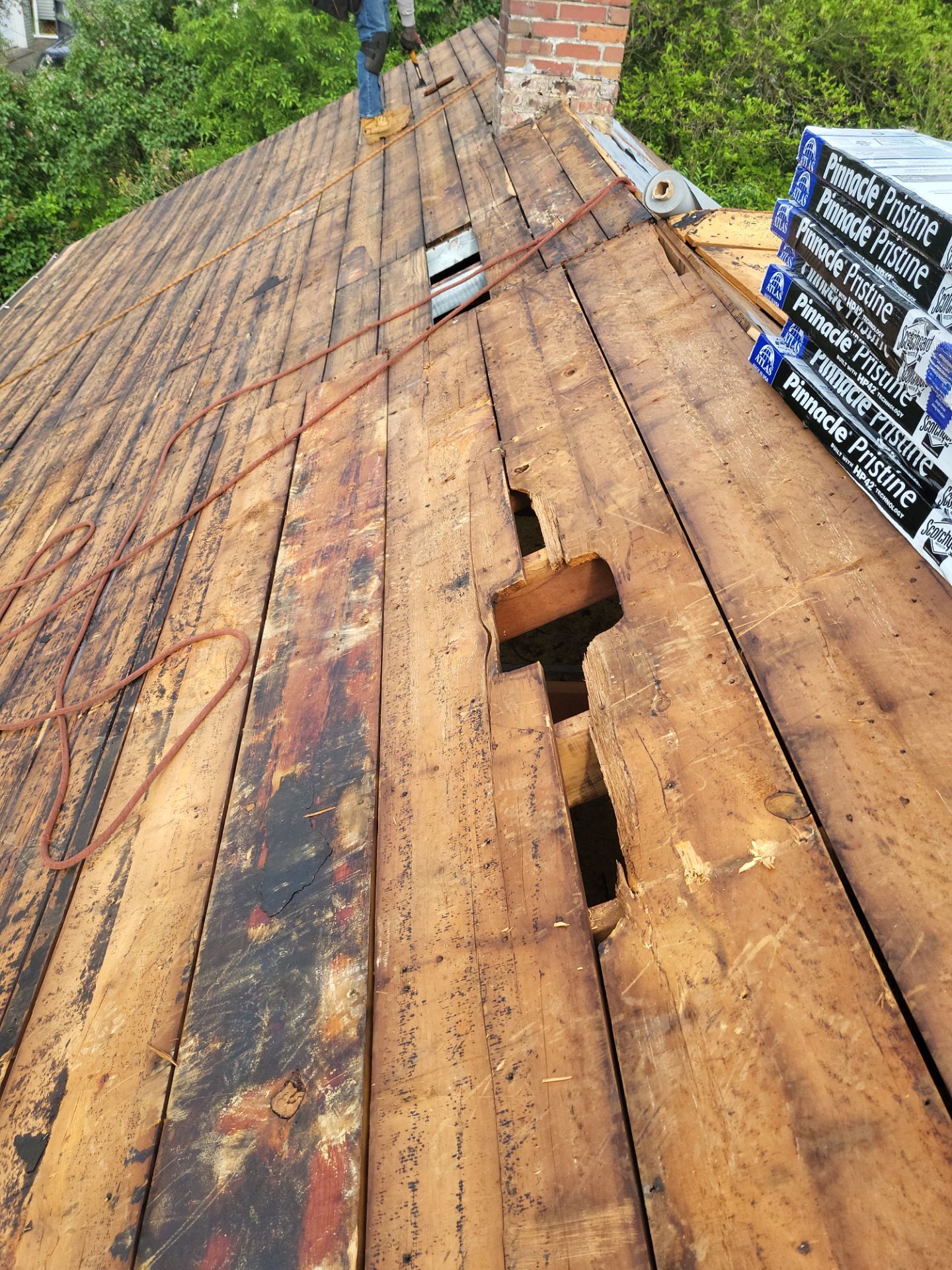 Atlas Pinnacle, Color, Morning Harvest, Drip Edge, Color, Royal Brown by Eagle Eye Roofing