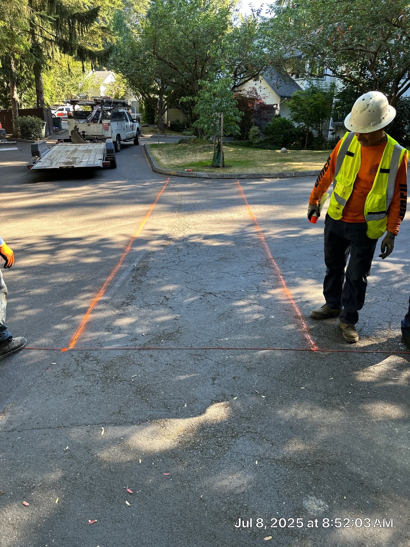 Curb Repaint | Seattle  by Jireh Asphalt & Concrete Inc 