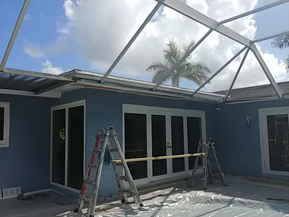 Residential Roof Repair and Exterior Soffit Renovation in Boca Raton by Aastro Roofing