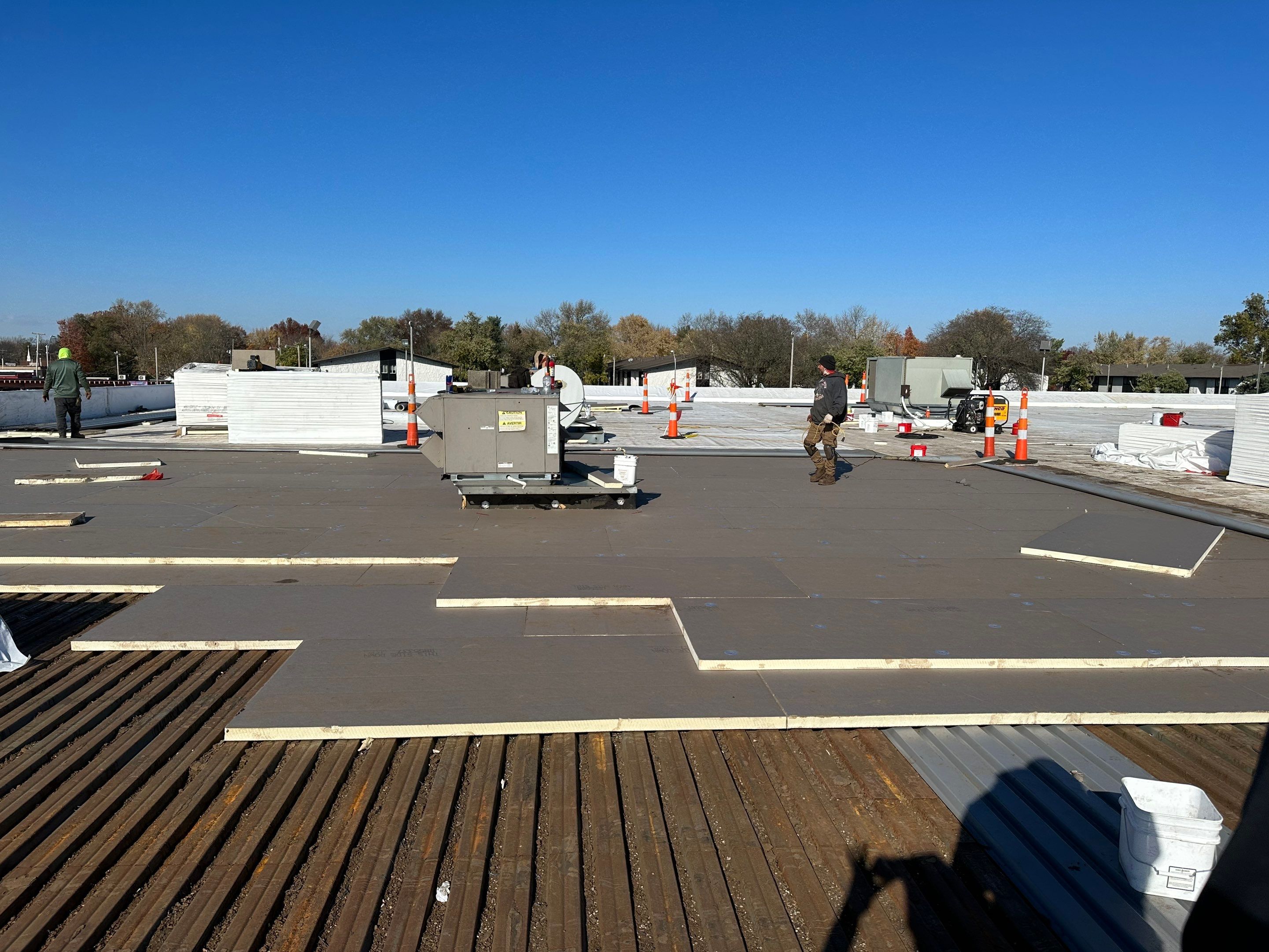 Commercial Flat Roof Replacement by Assured Restoration