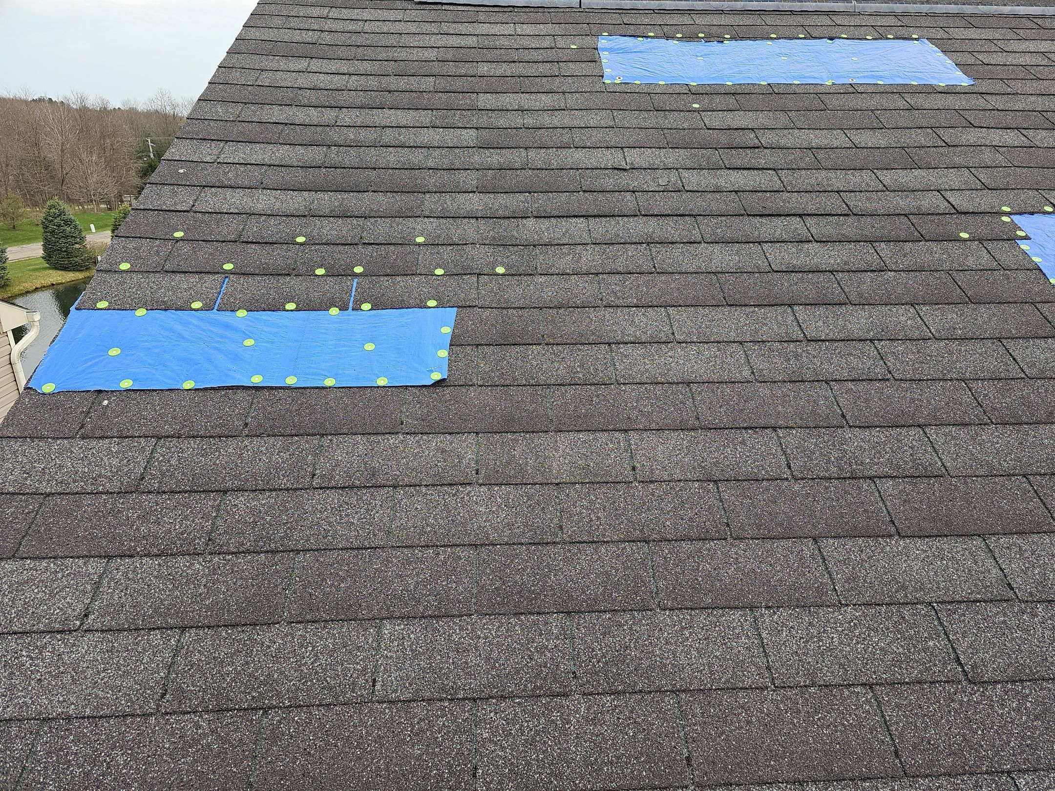 ATLAS PINNACLE COLOR: BLACK SHADOW DRIP EDGE: WHITE by Eagle Eye Roofing