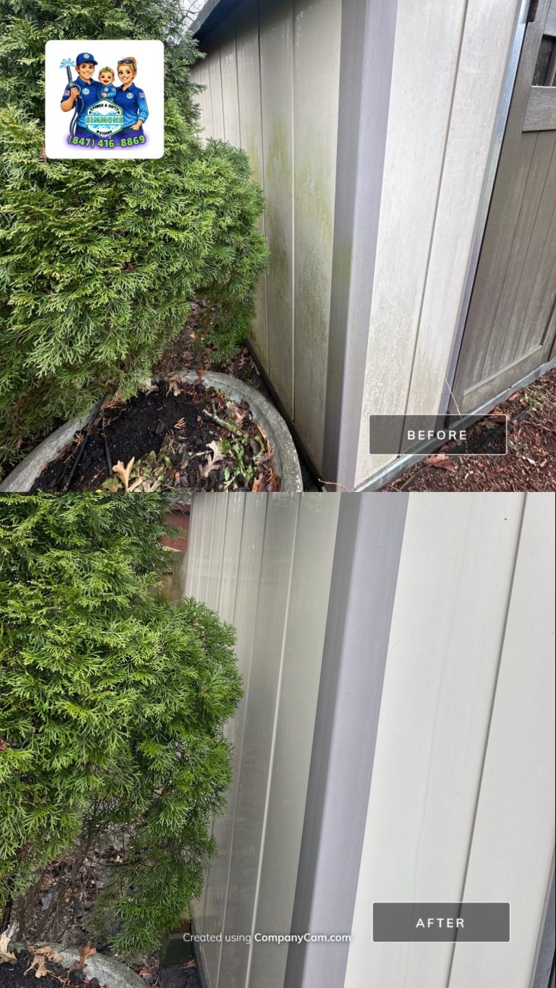 Project in Addison by Simmons Power & Soft Washing