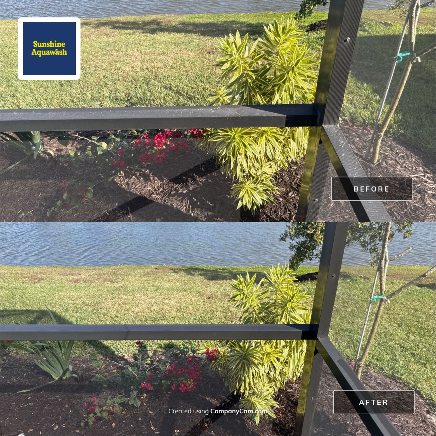 Pool Cage Screen Enclosure Cleaning in Canoe Creek – Parrish, FL by Sunshine AquaWash