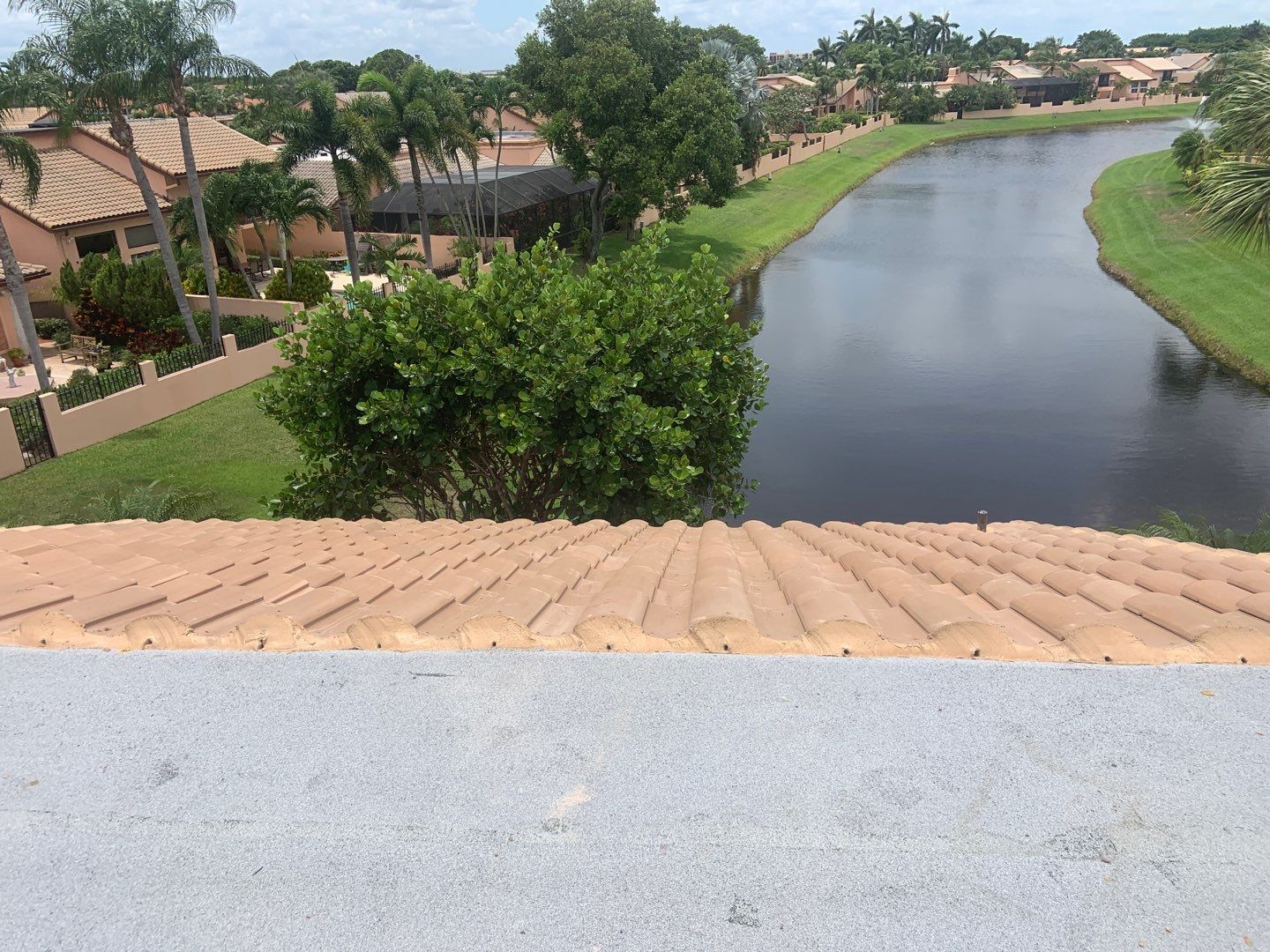 Complete Chimney Rebuild + Tile & Flat Re-Roof  by Morton Roofing, Inc.