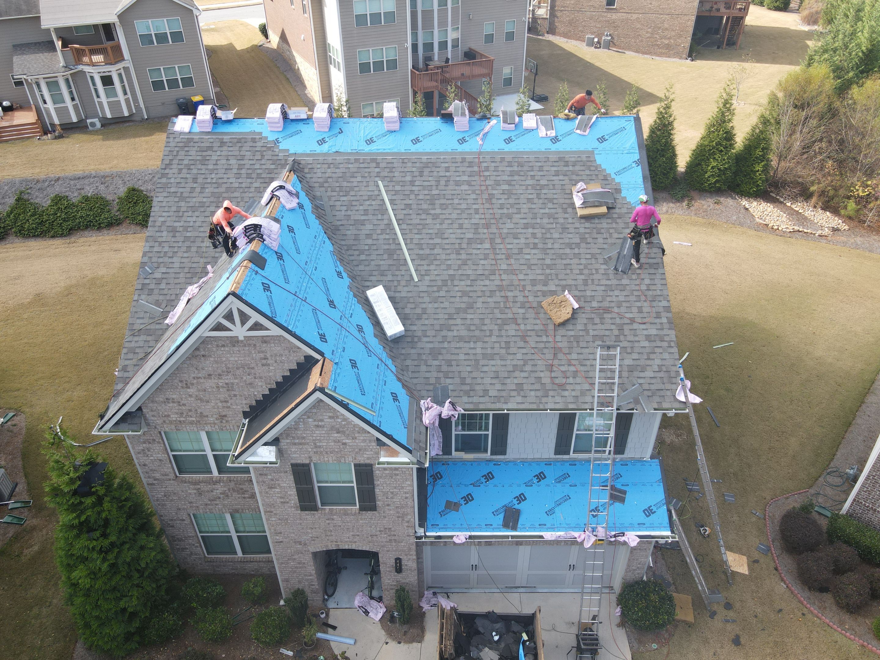 Residential Roofing Installation using Owens Corning by Inspector Roofing and Restoration