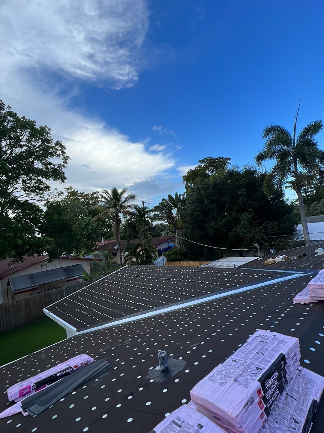 Residential Roofing Installation using Owens Corning Duration Shingle  by First Due Roofing