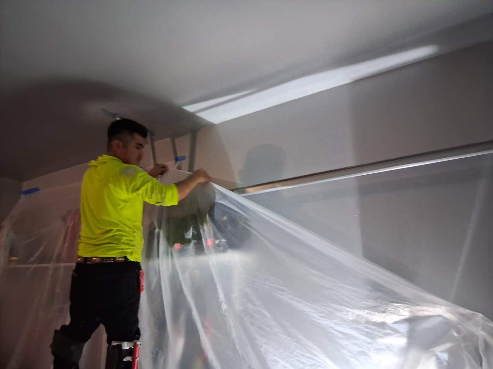 Austin Roofing Replacement with Sheathing Repair and Interior Restoration by Caliber Restoration LLC