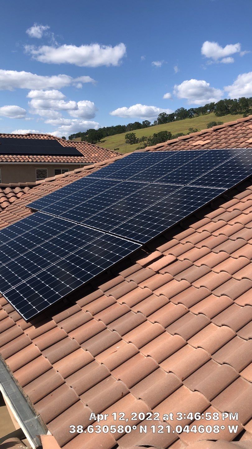 Solar Panel Installation using Solar Panels by Byers Enterprises 