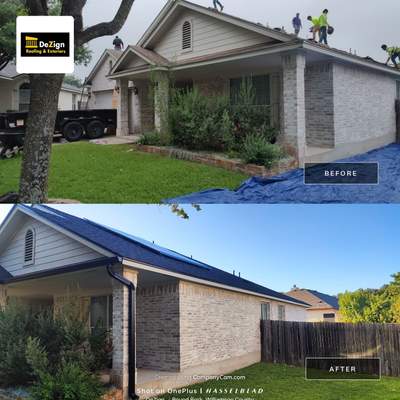 Residential Roofing Installation using Owens Corning Oakridge Onyx Black