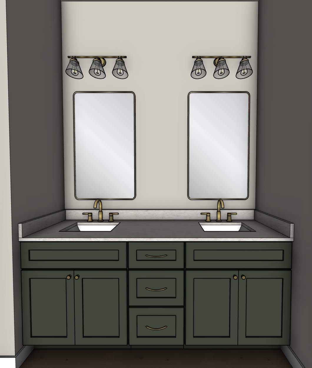 Bold & Colorful Bathroom Remodel | Custom Shower & Statement Wallpaper | San Antonio by Legacy Bath and Kitchen