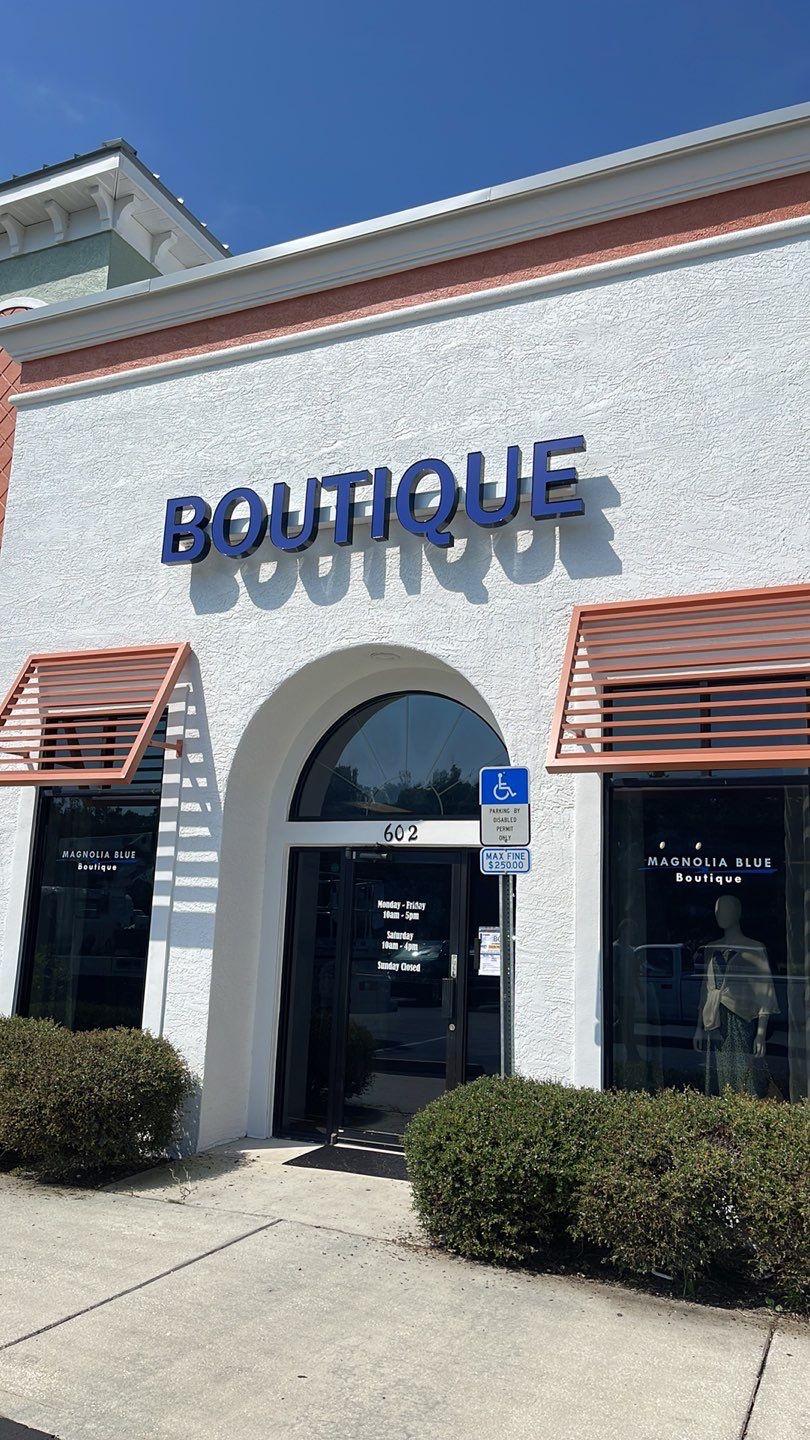Channel Letters for Boutique by SignCrafters