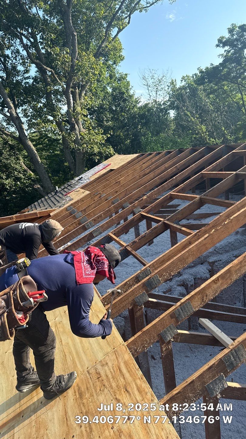 Residential Roofing Installation Using Owens Corning Duration Shingles by Frederick Roof Repair