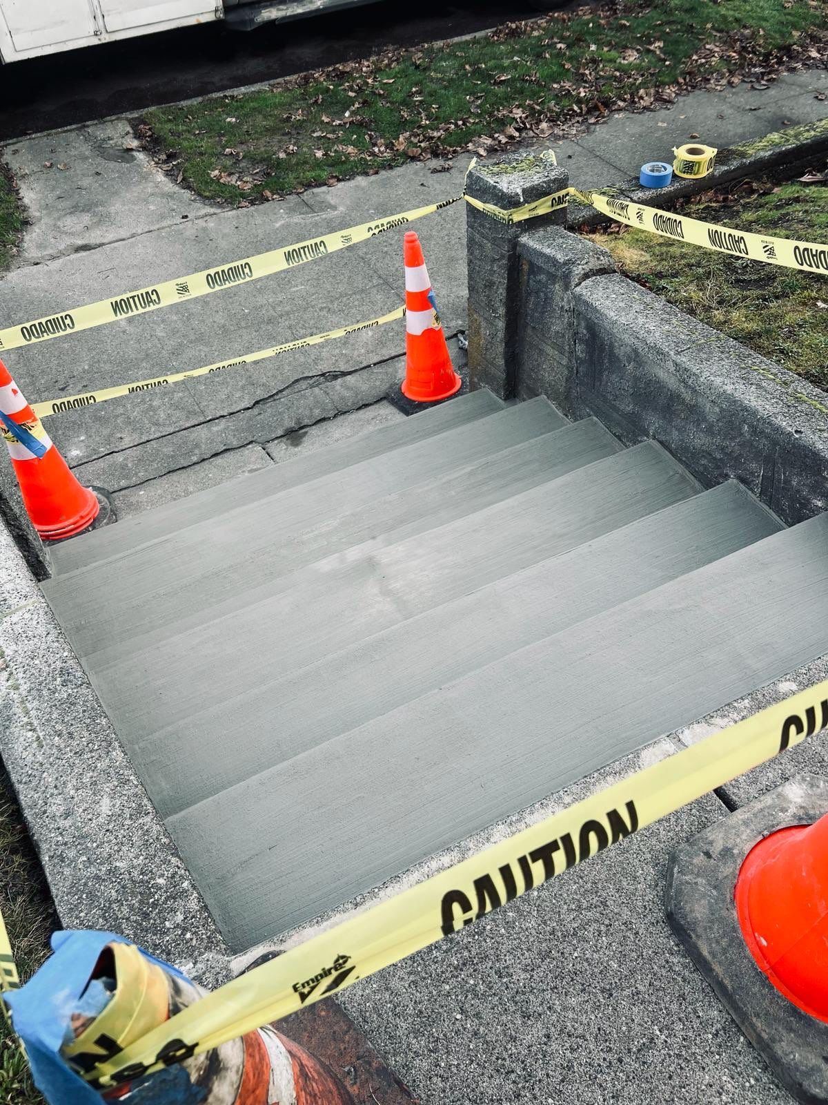 Resurface steps  by Jireh Asphalt & Concrete Inc 