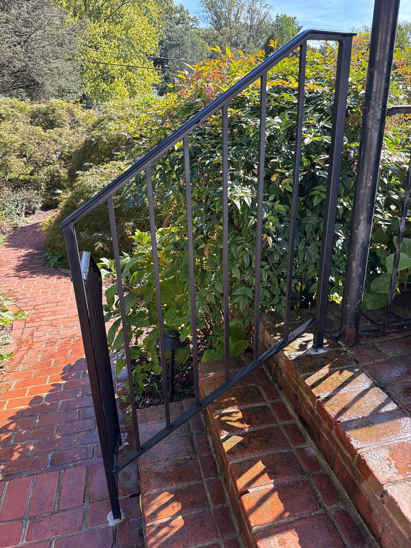 Traditional Iron Stair Railing Extension - Falls Church, VA by Capitol Iron Works