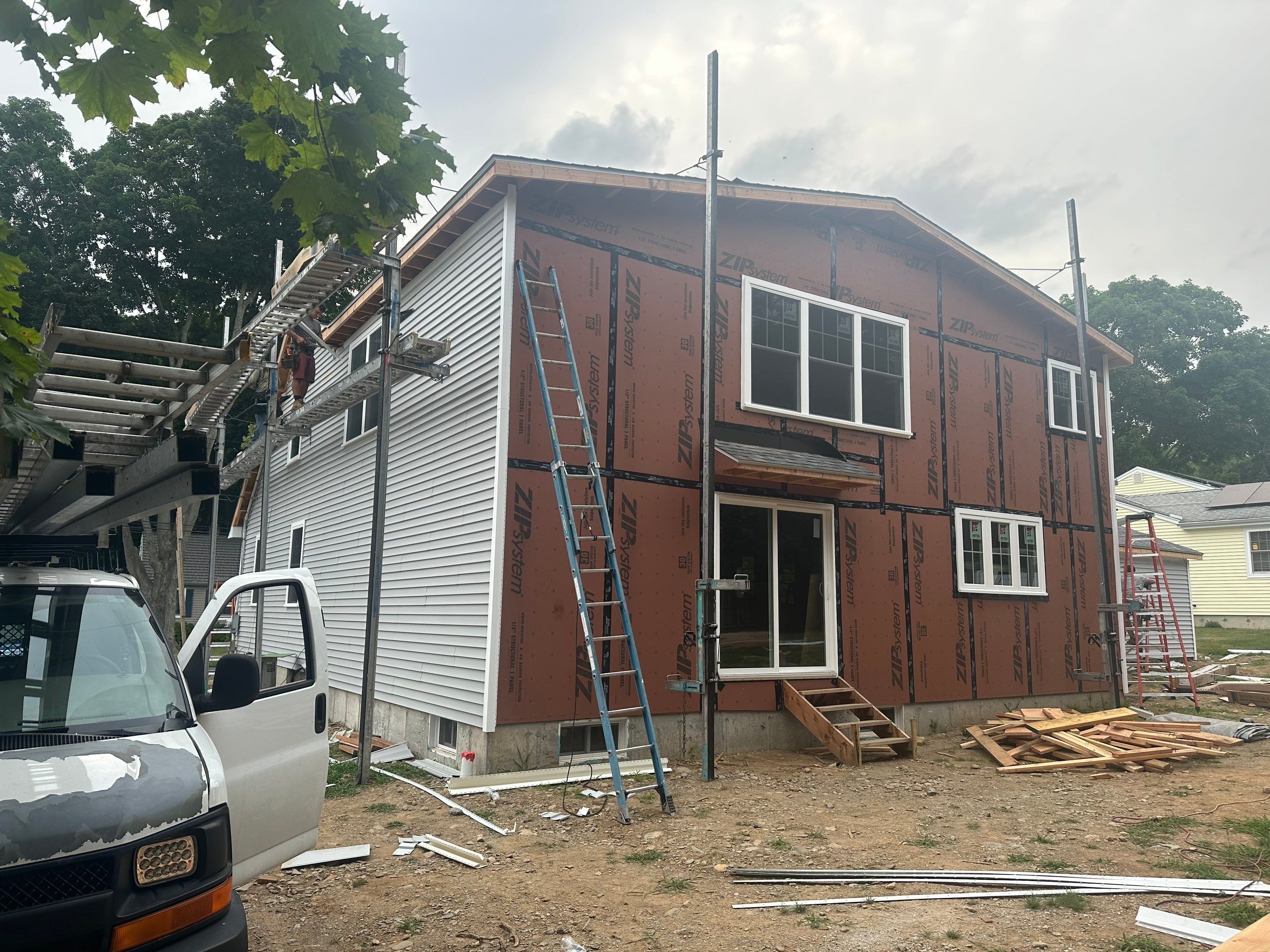 Residential Roofing Installation using Owens Corning TruDefinition Duration AR - Slatestone Gray by A Plus Exterior