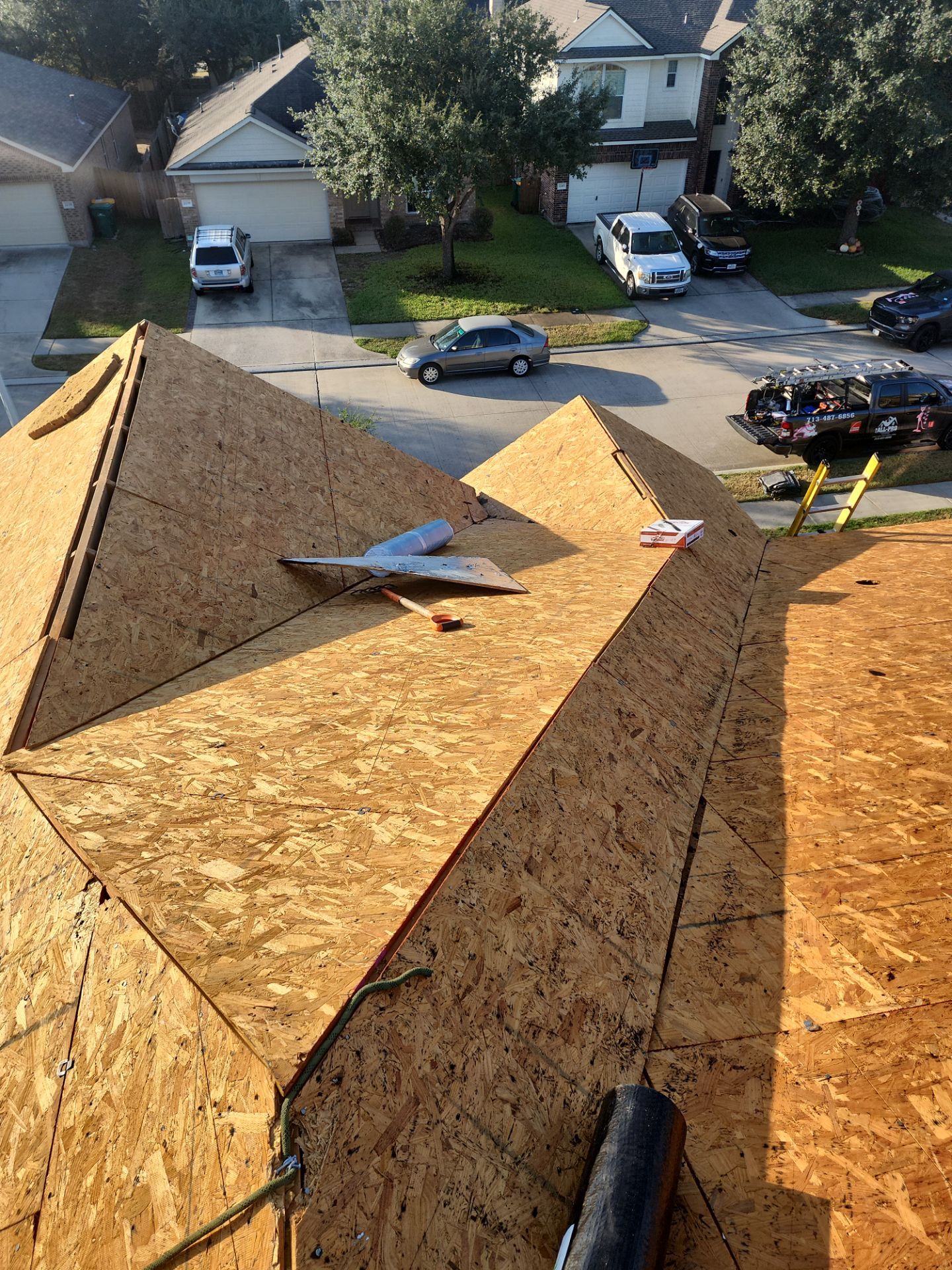 Residential Roofing Installation using Owen's Corning Duration (Lifetime) Shingles by Roof Repair Company