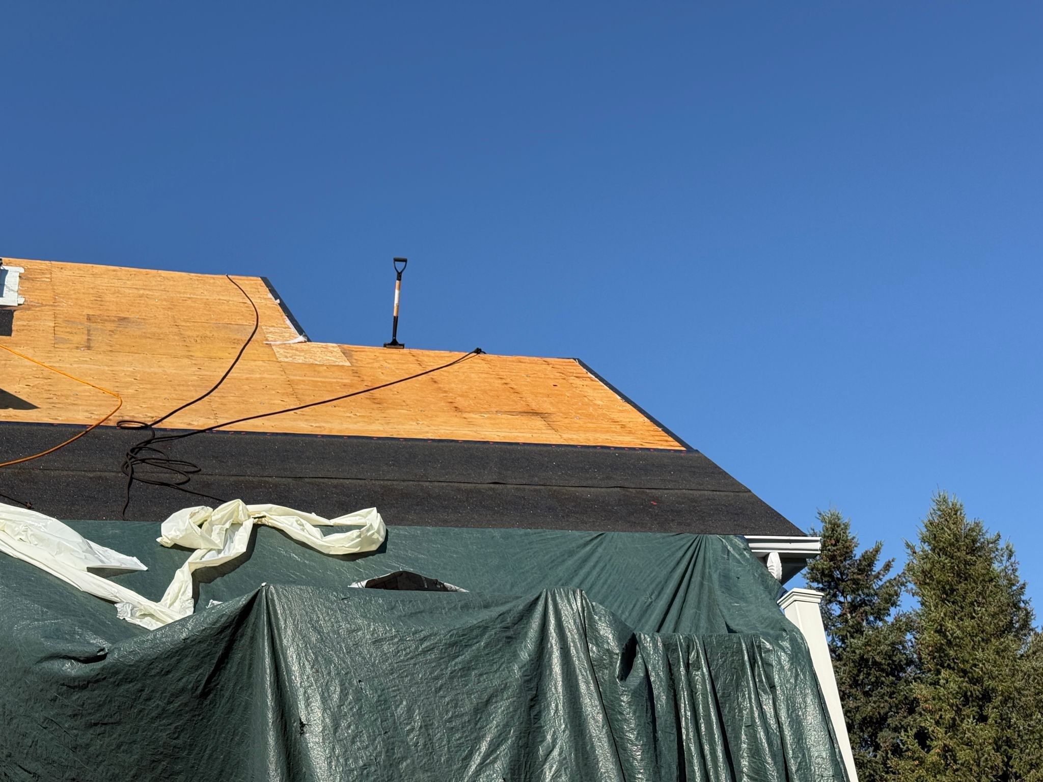 GAF Timberline Solar Roof Installation in Pittsford, NY by American Home Contractors