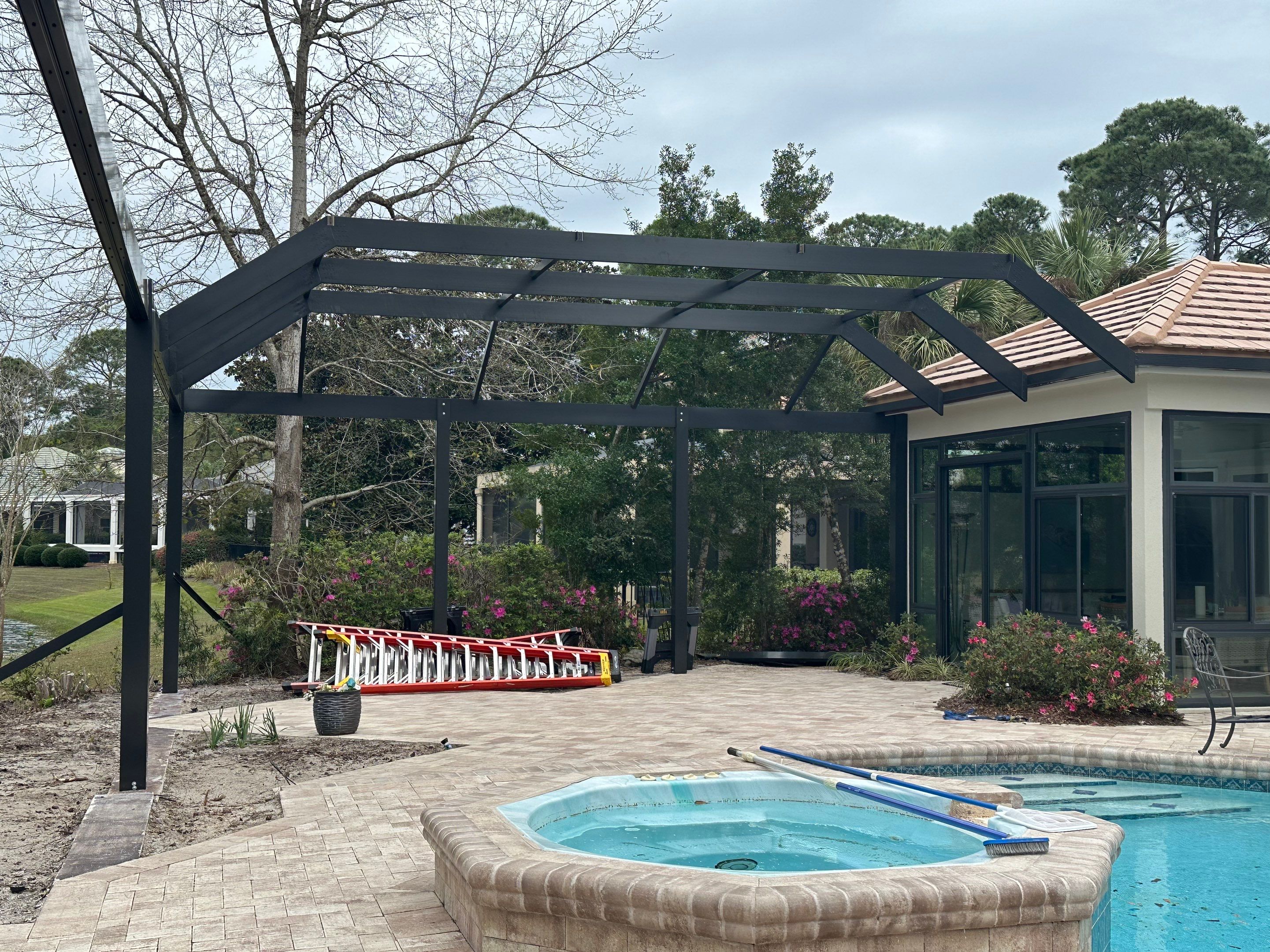 Pool Cover Oasis in Destin by Titan Sunrooms