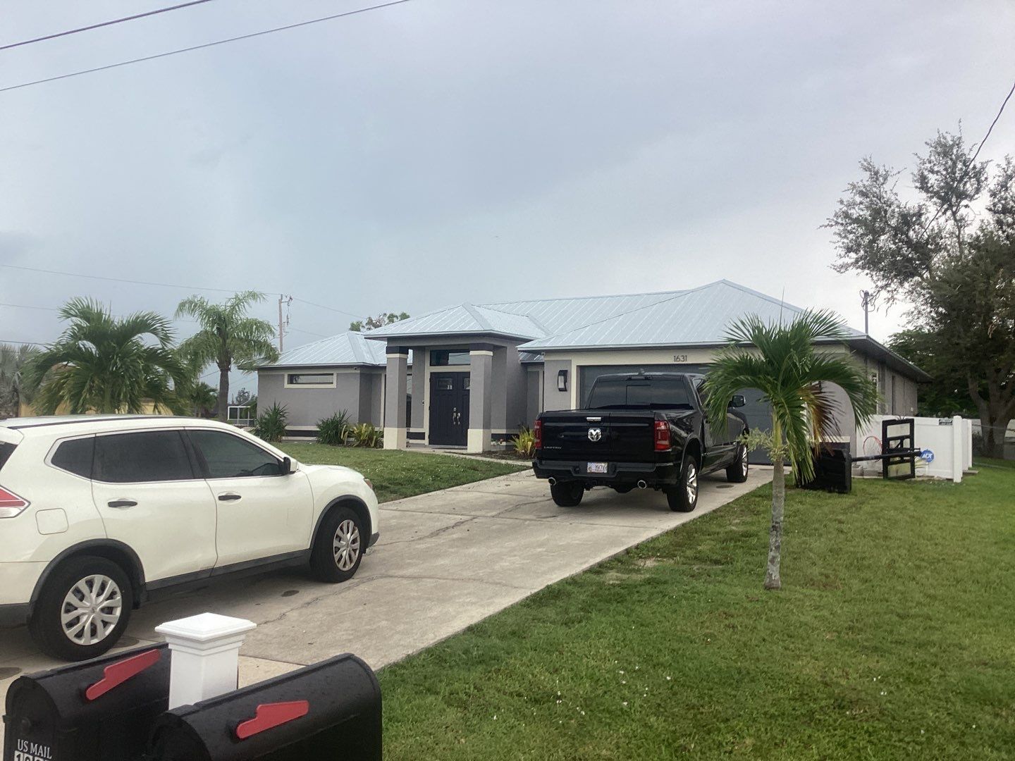 Black Aluminum Gutters Installed in Cape Coral FL by Gutter Professors