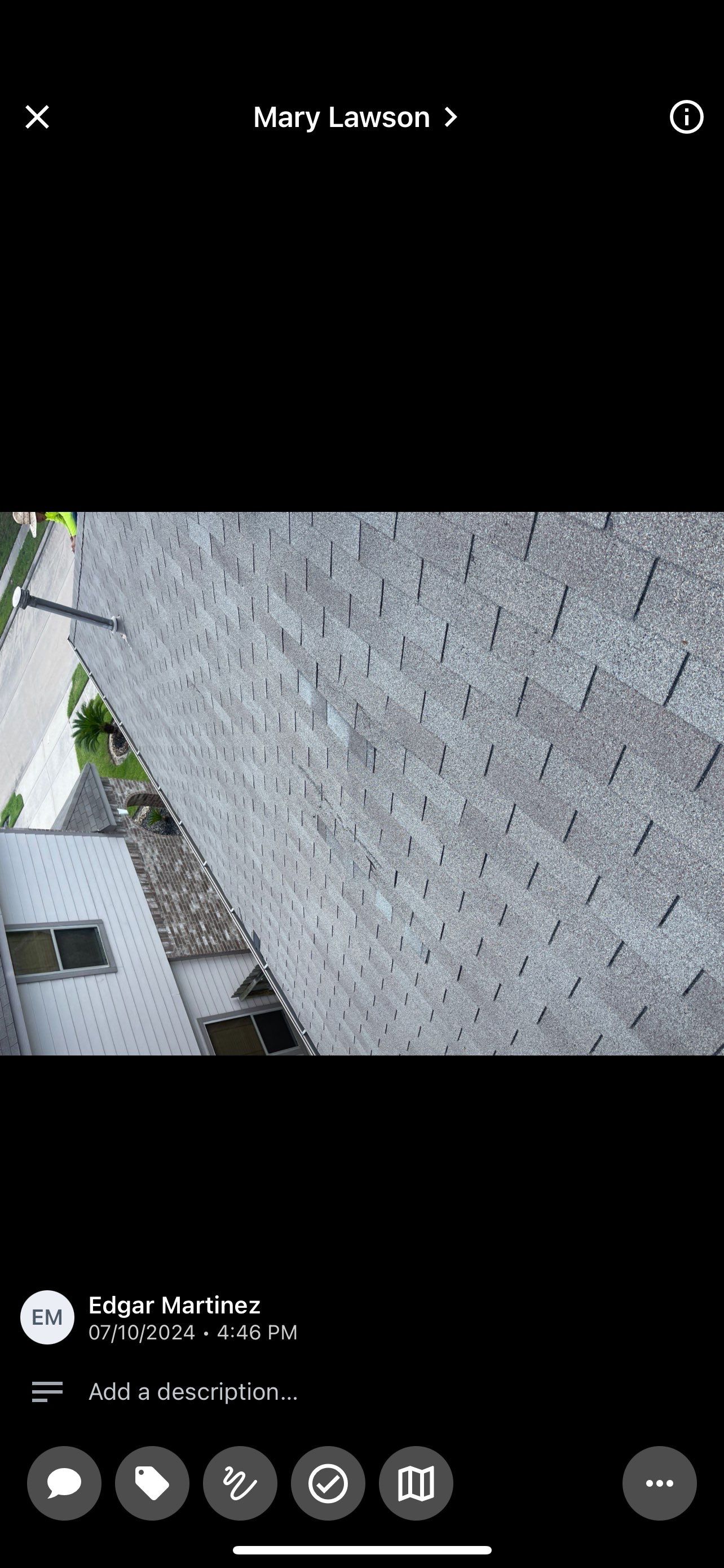 Hail Damage using Owen's Corning Duration (Lifetime) Shingles by Roof Repair Company