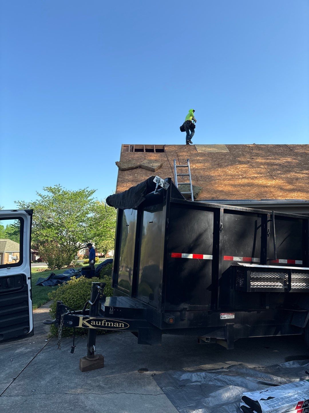Residential Roofing Installation using TAMKO TITAN XT Rustic Black by RISE Roofing & Restoration, LLC