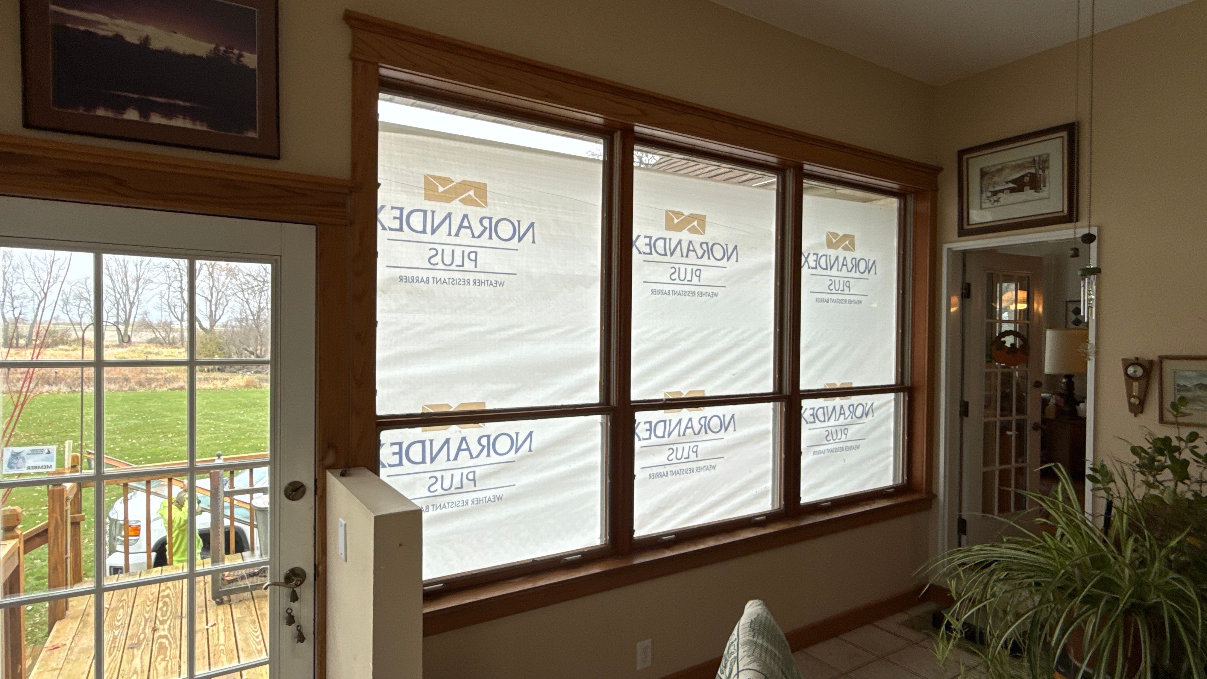 A Clean Window Upgrade Ready for New Siding with Pella Lifestyle Series by United Windows and Siding LLC