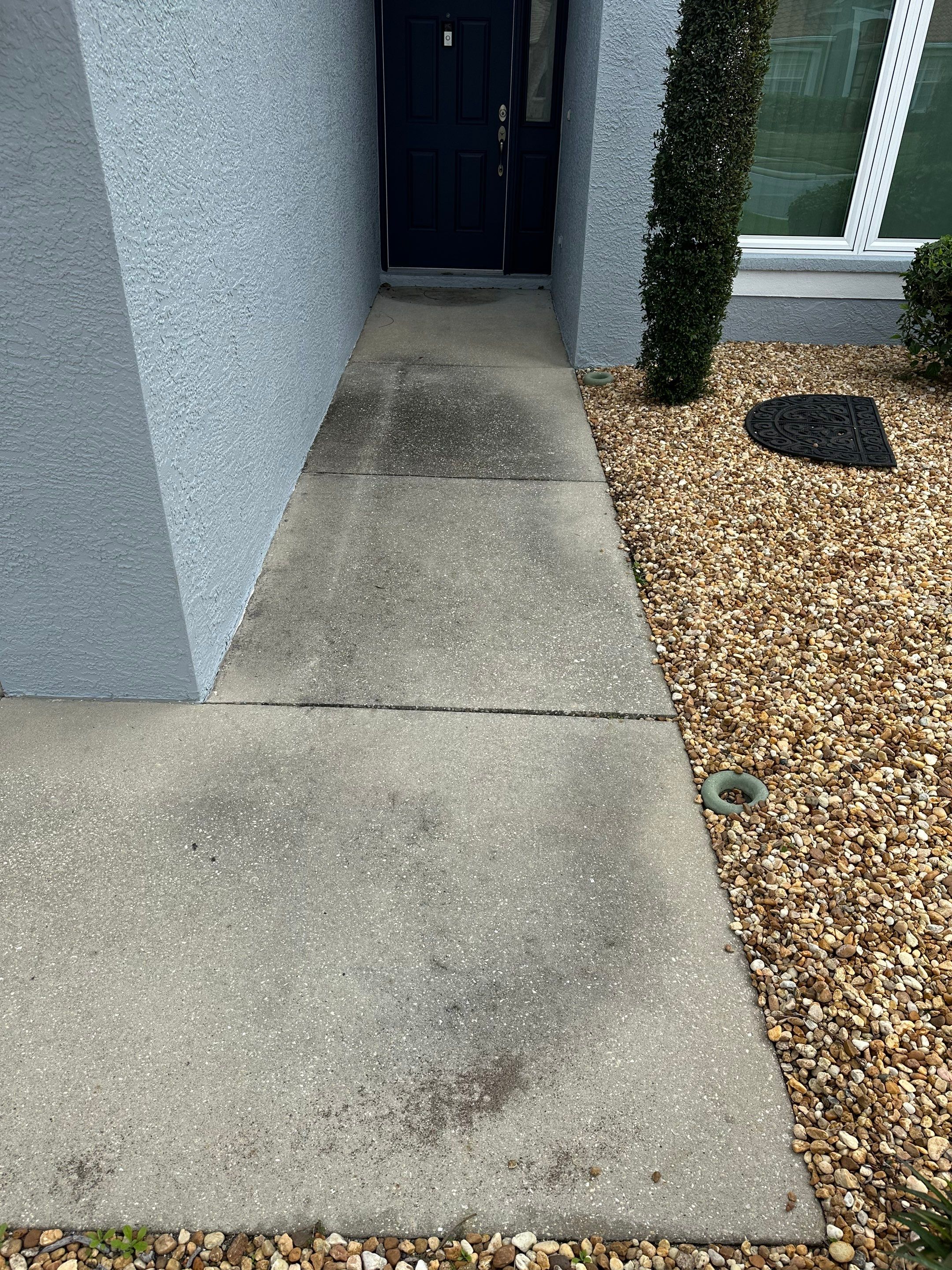 Concrete Driveway, Entryway & Street Curbing Cleaning in Fairways at Imperial Lakes, Palmetto, FL | Sunshine AquaWash by Sunshine AquaWash