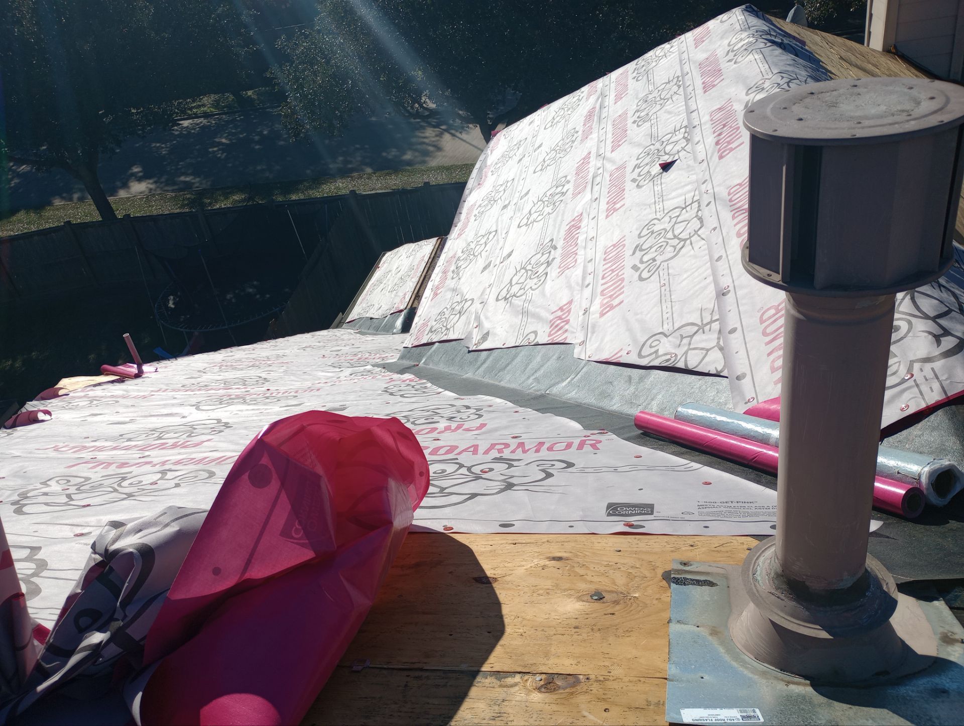Residential Roofing Installation using Owen's Corning Duration (Lifetime) Shingles by Roof Repair Company