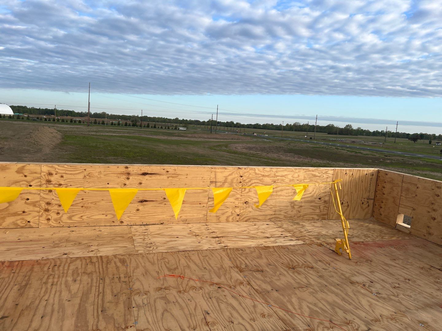 Commercial Roofing Installation using 60 mil rubber roof  by Nitro Roofing and Construction