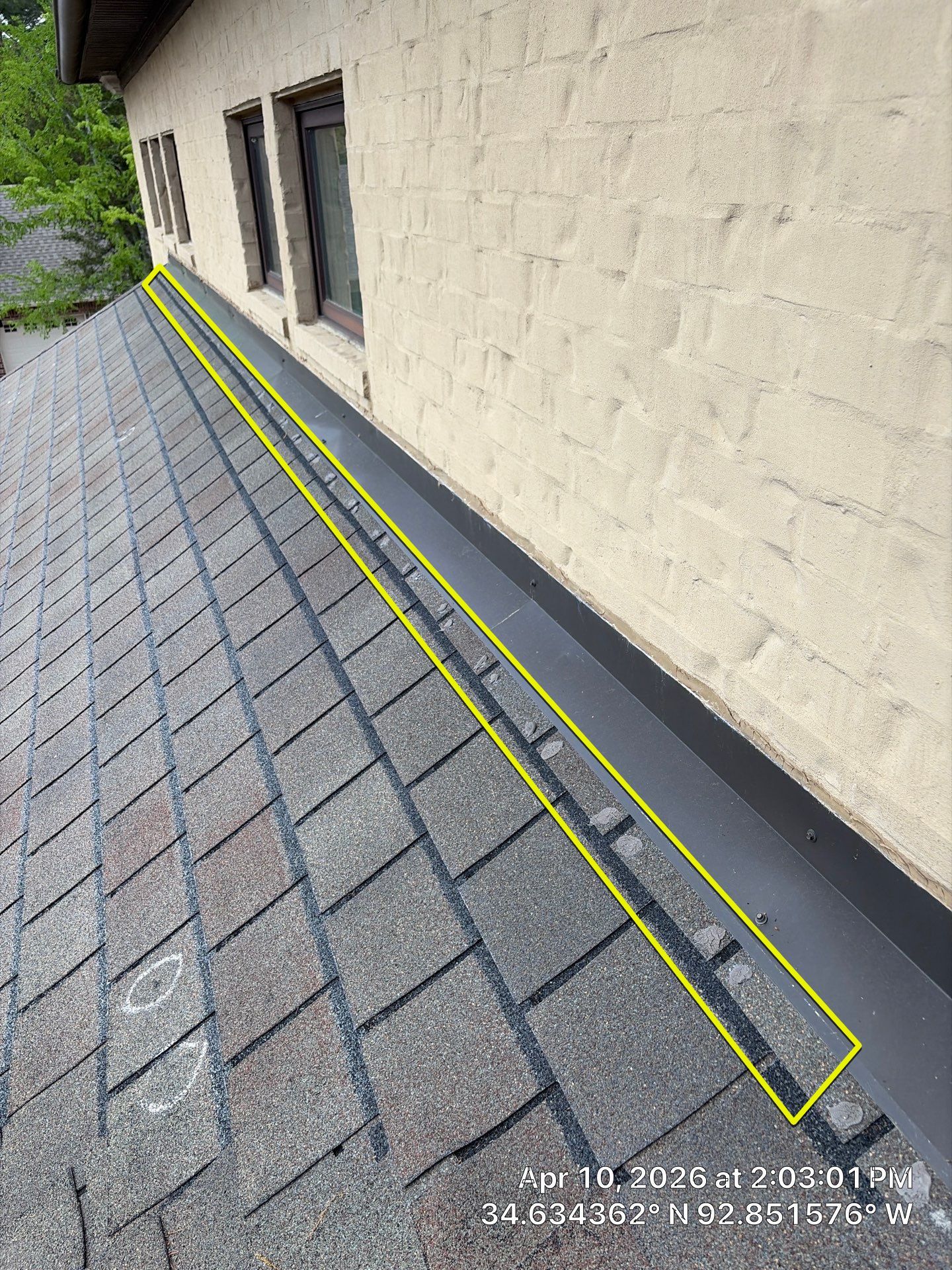 Shingle Roof Damage Assessment in Hot Springs Village by Temple Roofing and Exteriors