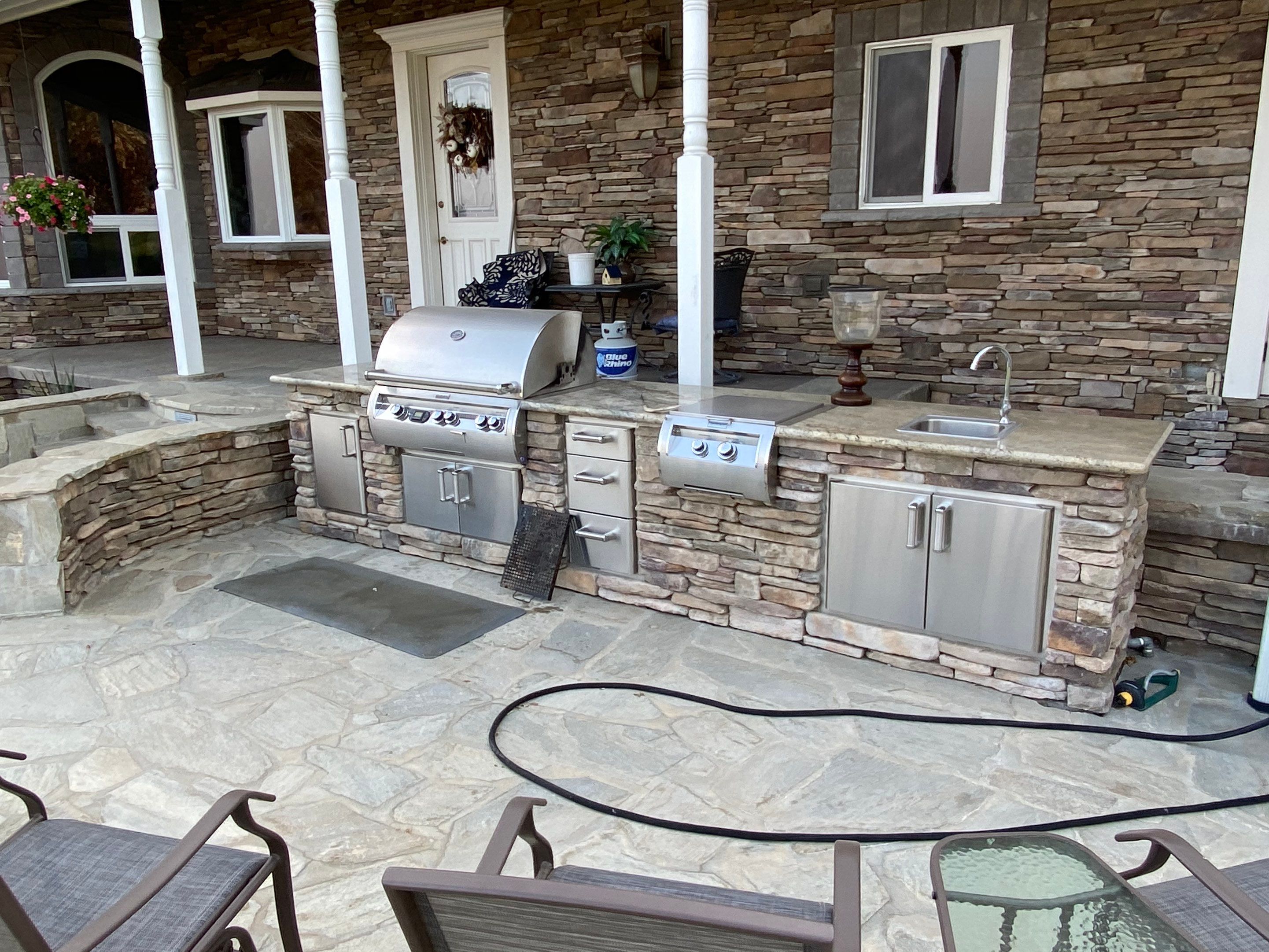 Sealant system over walk deck over house using Rubber coat and coatings by Straight Edge Roofing Inc