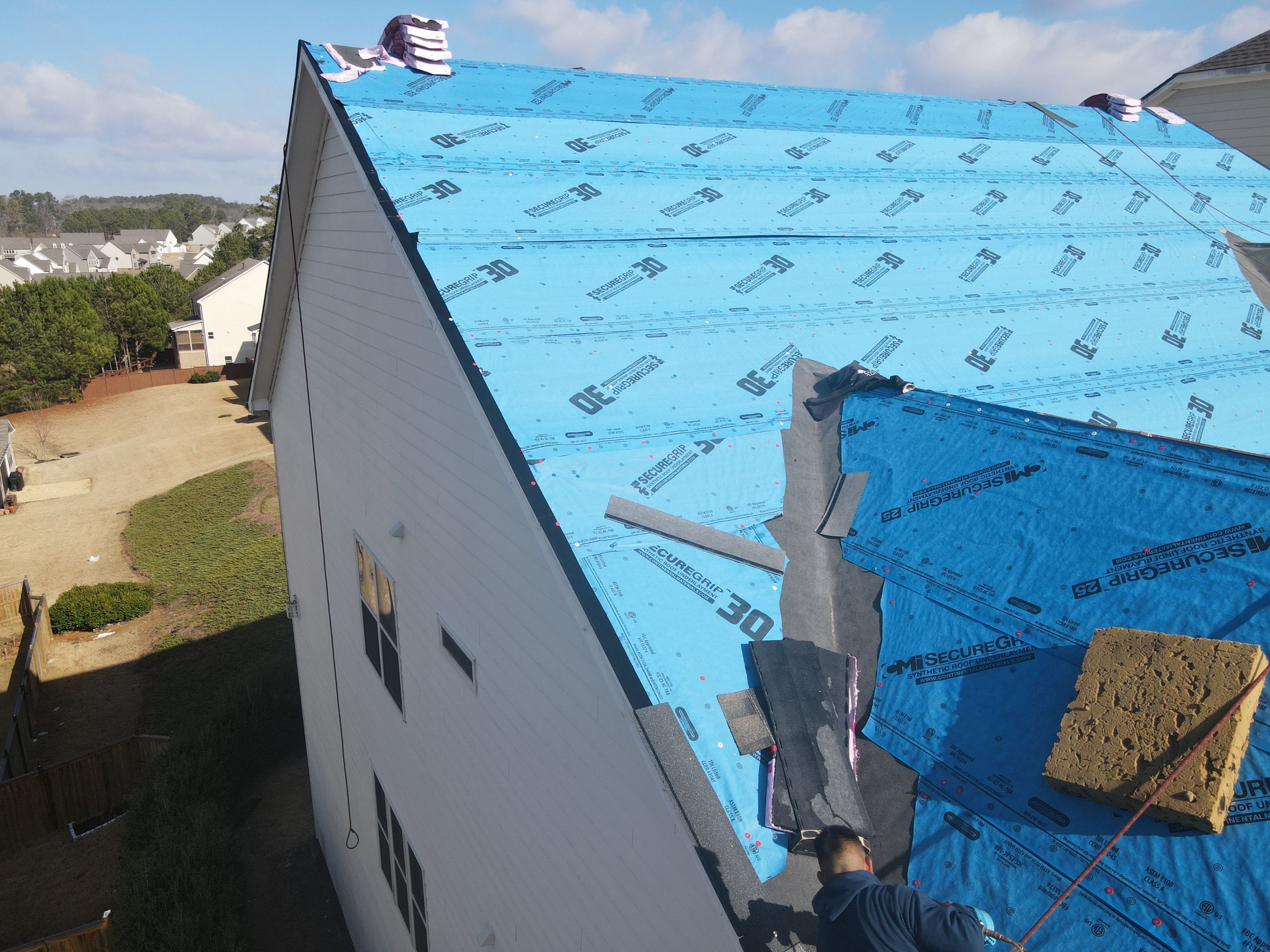 Residential Roofing Installation using Owens Corning by Inspector Roofing and Restoration