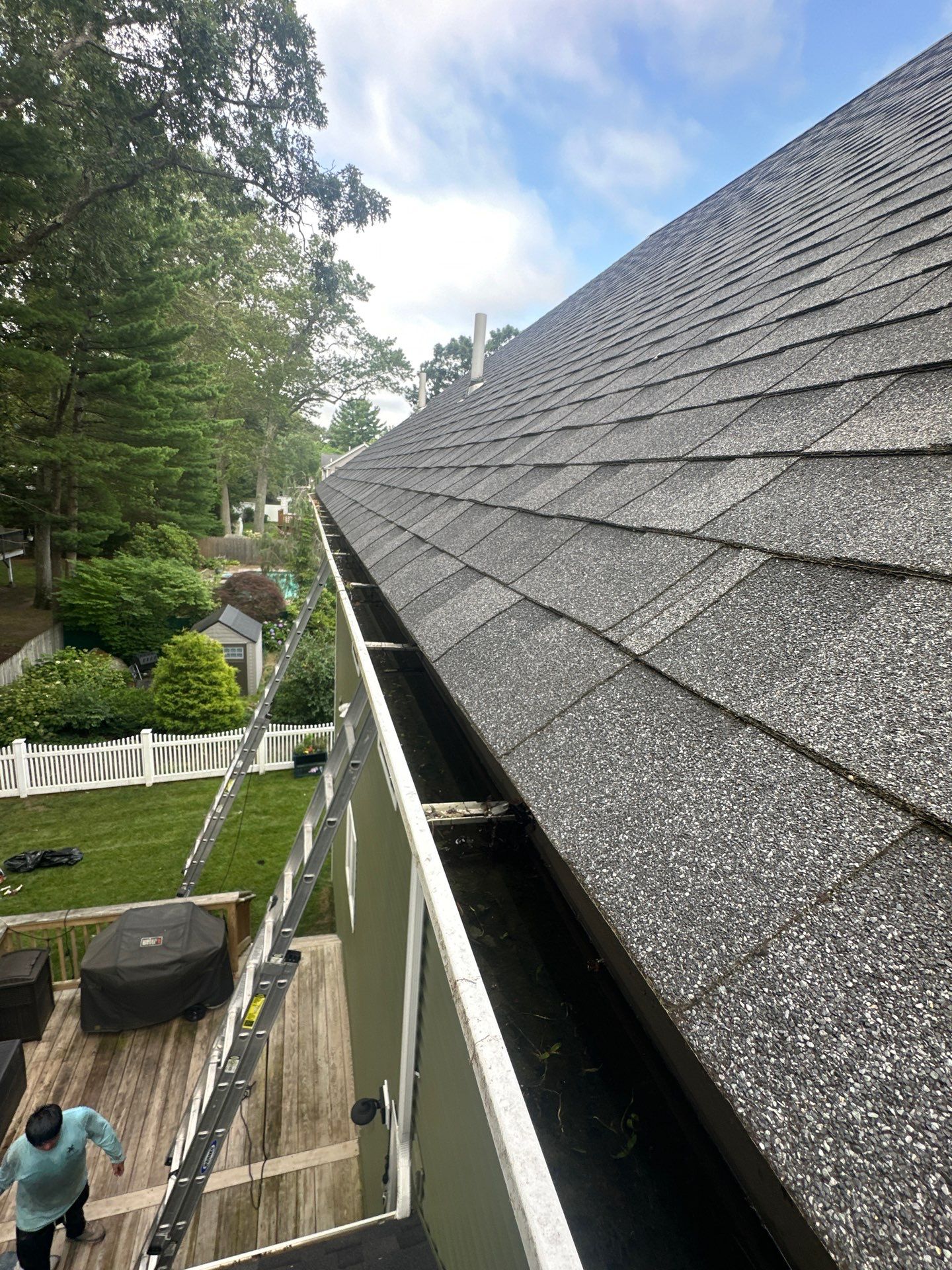Gutter Cleaning & TREX Gutter Guard Installation in Wilmington, MA by Mighty Dog Roofing of Greater Middlesex County