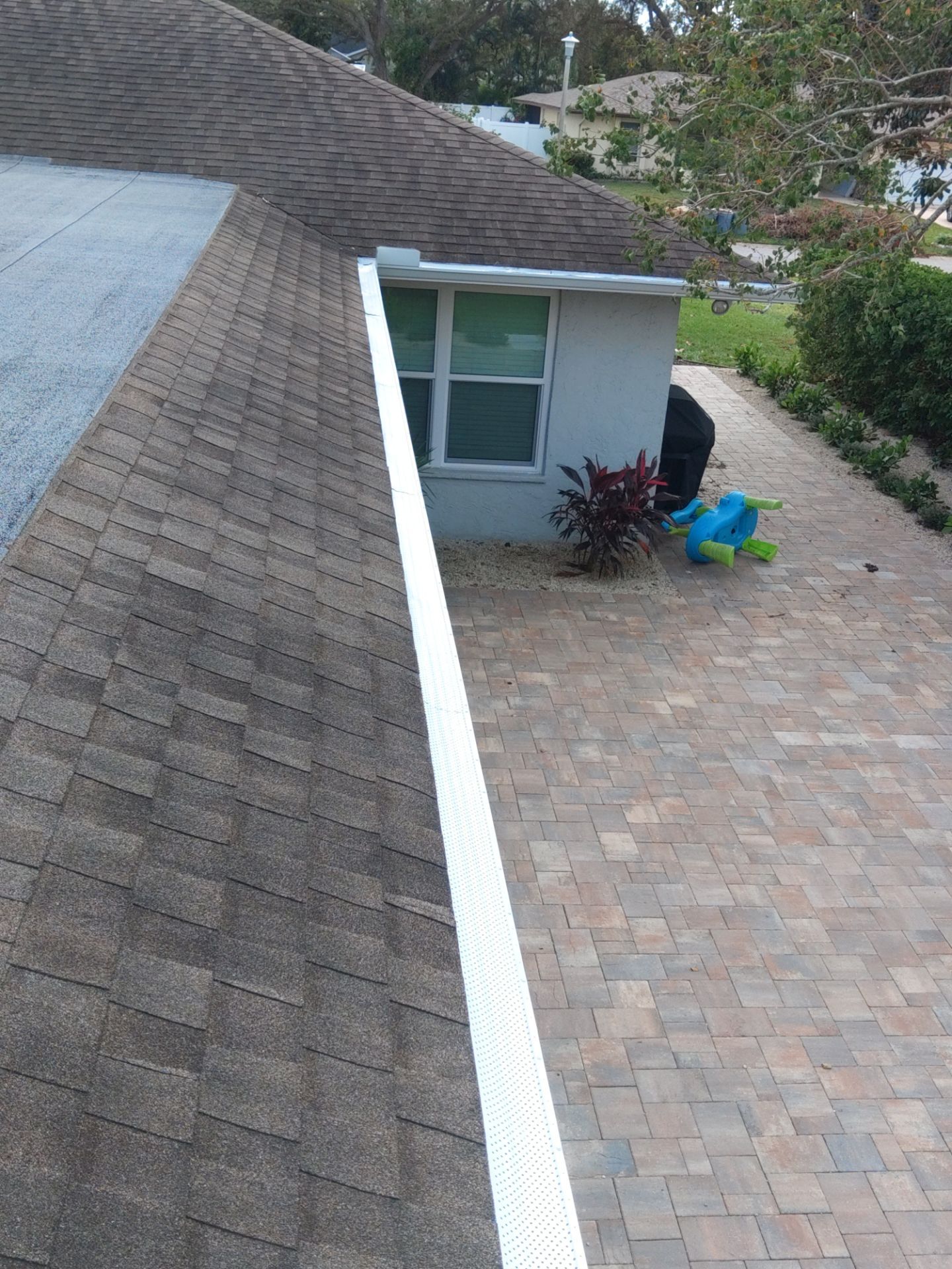 Leaf Guard System Installation in Sarasota FL by Gutter Professors