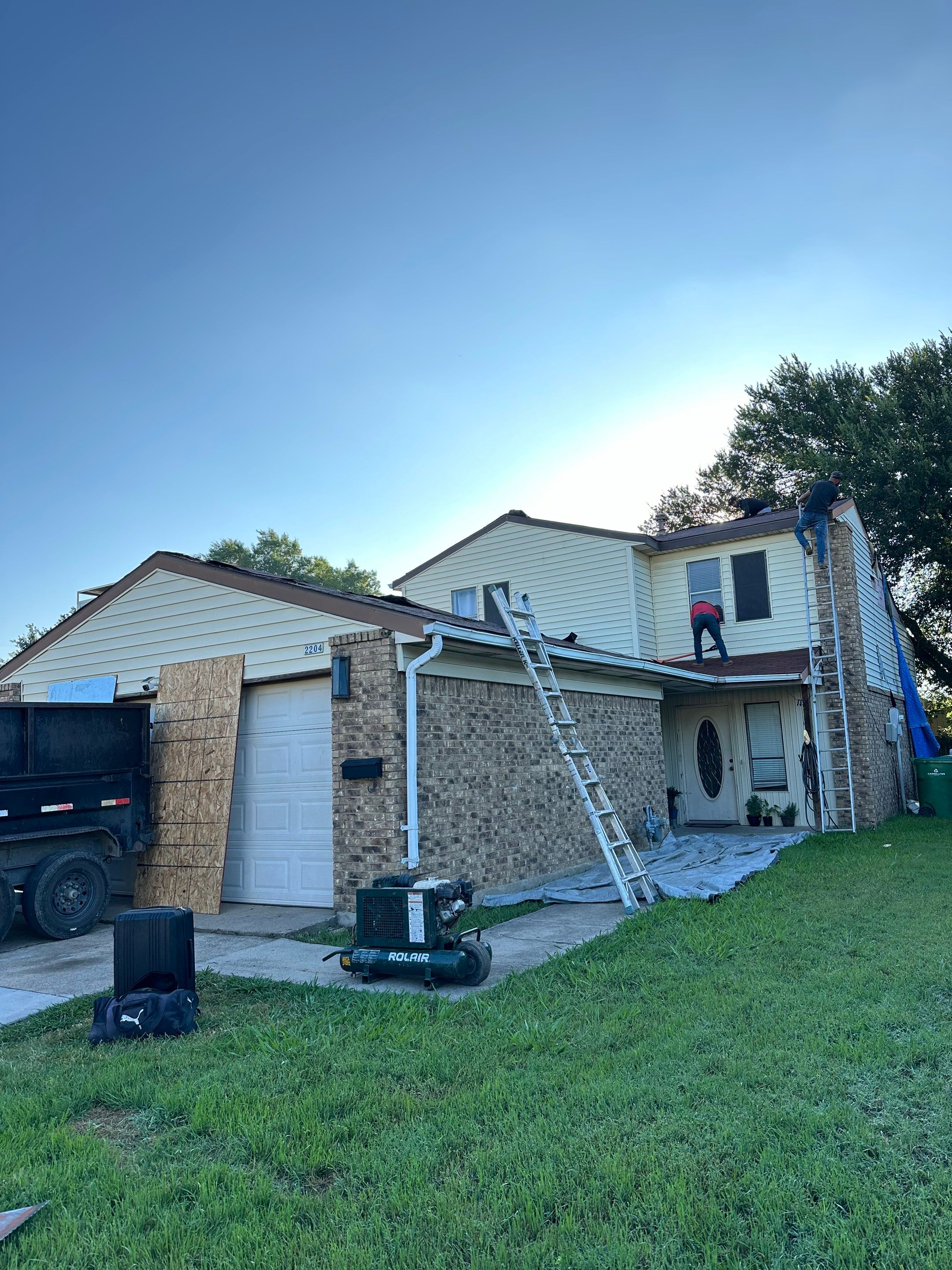 Project in Carrollton by Zeus Exteriors