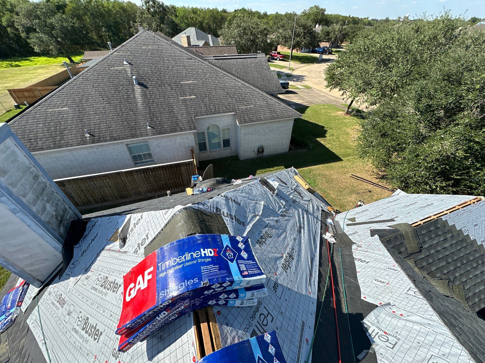 Gaf hdz charcoal by Motion Roofing
