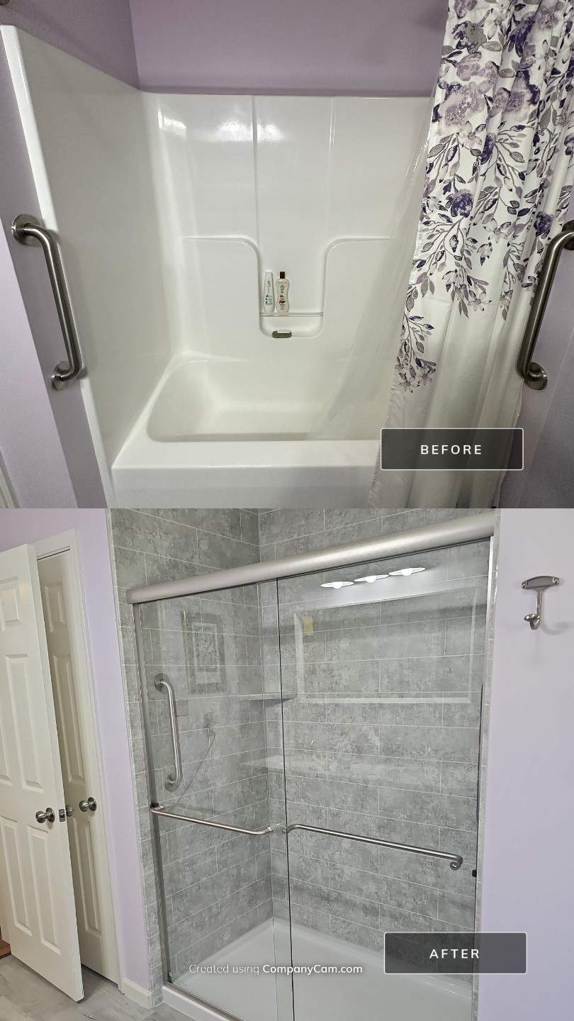 Tub to Shower in Metapeake by BathPlanet SW Virginia