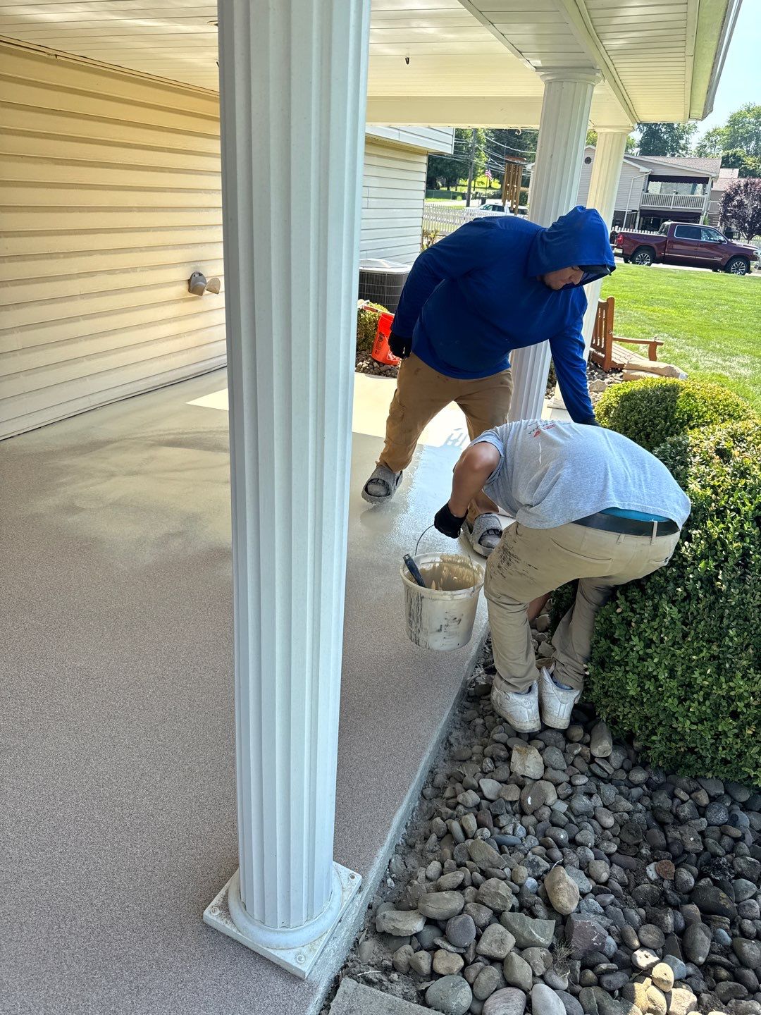 Porch Project in Coraopolis by Floors in a Day, Inc