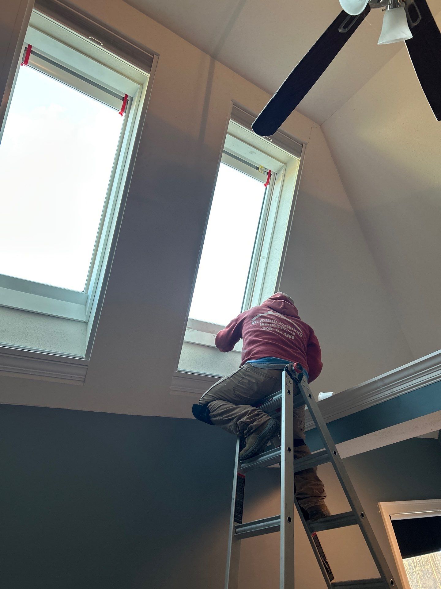 New Roof, Skylights, and Metal Accent Roof Installation in Groton by Mighty Dog Roofing of Greater Middlesex County