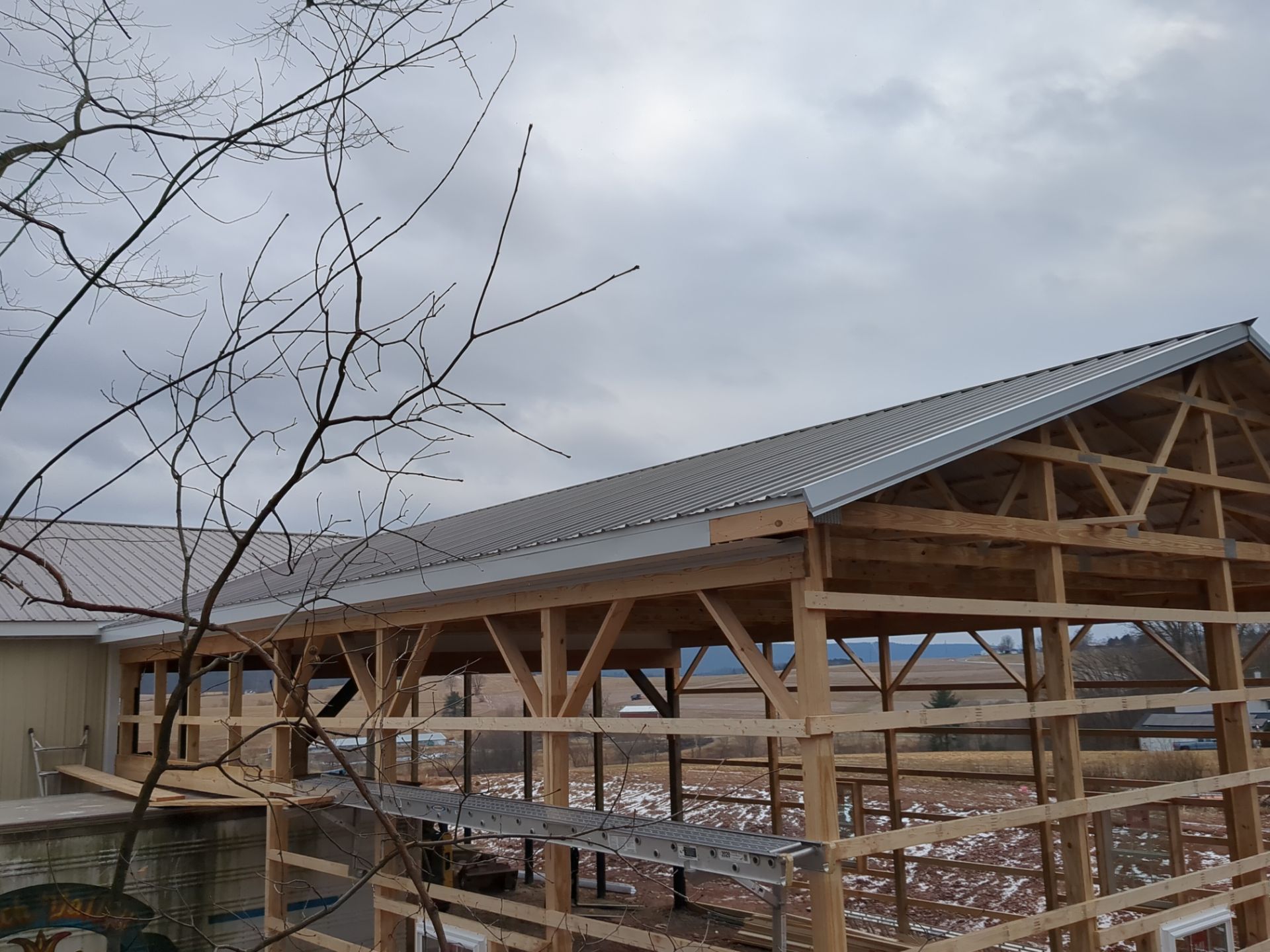 Pole Barn addittion by Esh Builders