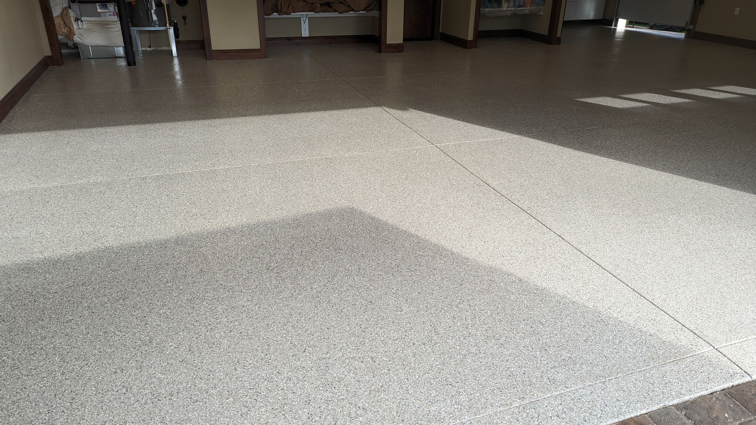 Garage Transformation using Mt Everest by Croc Coatings, LLC