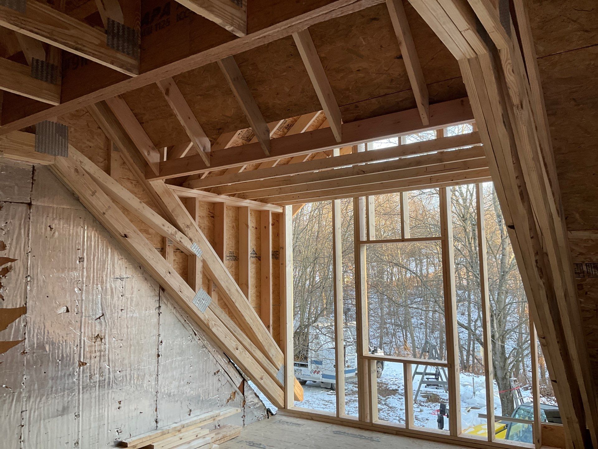 From Dormer to Full Gable Addition with Cathedral Ceiling by Esh Builders