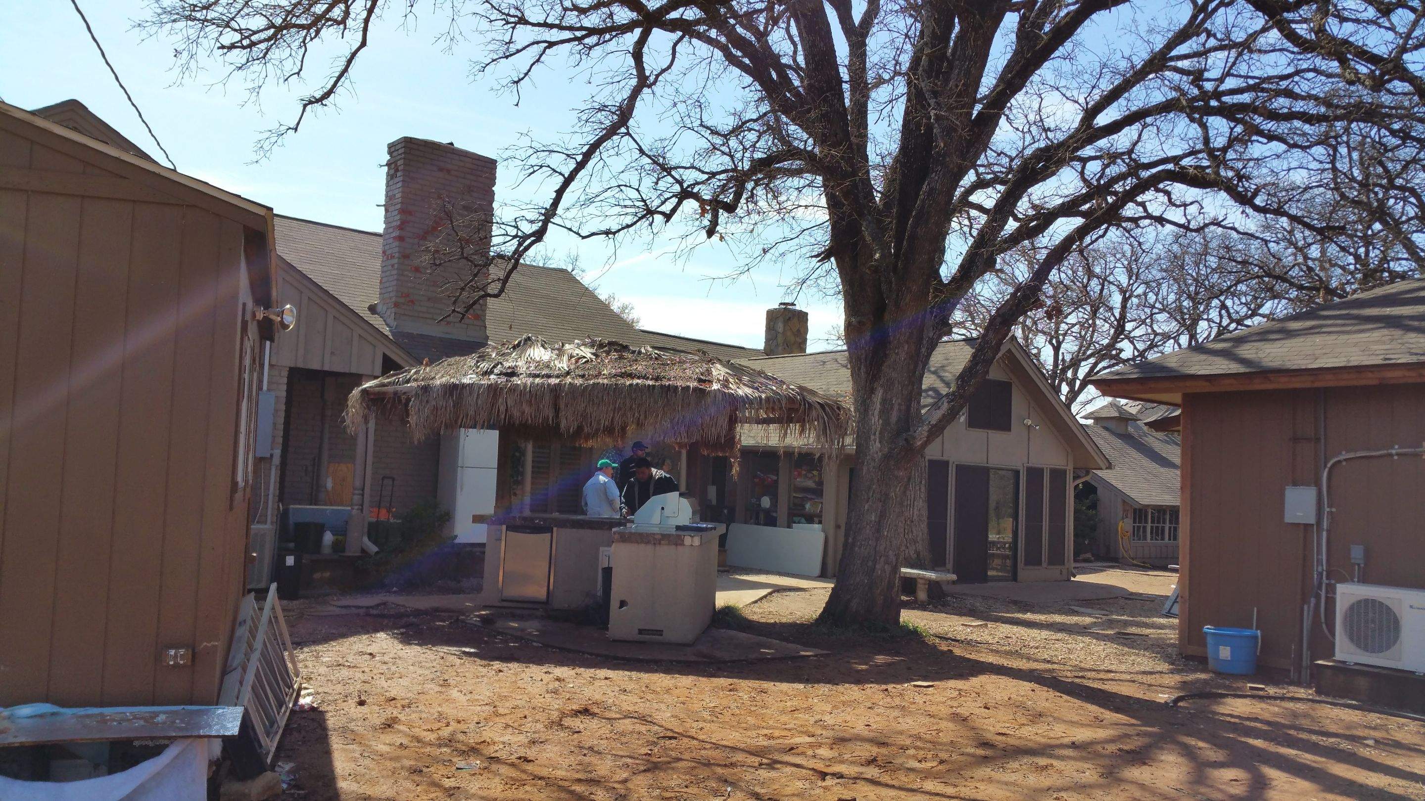 Covered Walkway Patio for a Private School by First United Roofing & Construction
