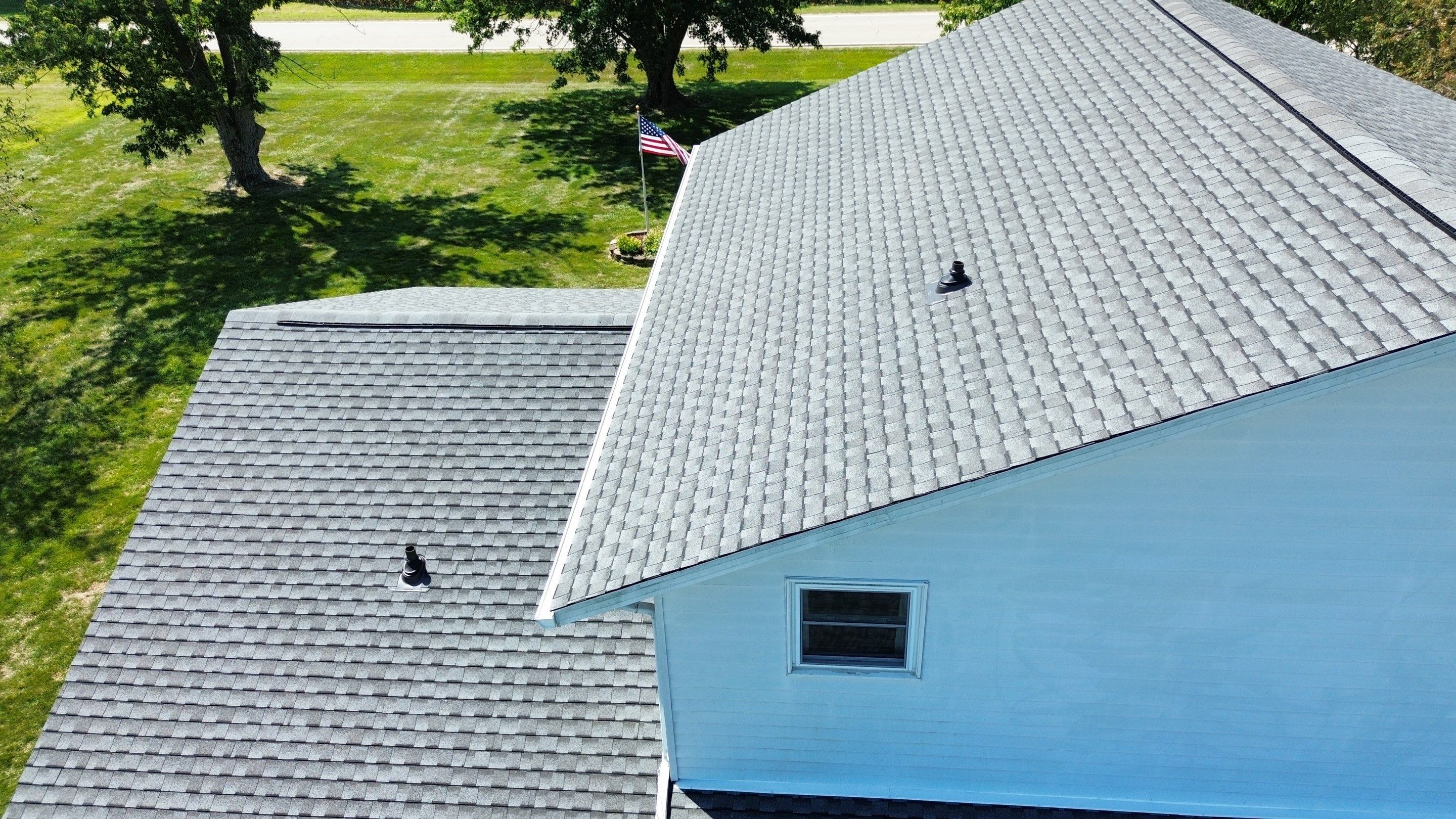 Residential Roofing Installation using Timberline UHDZ Shingles - Pewter Gray by RoofX 