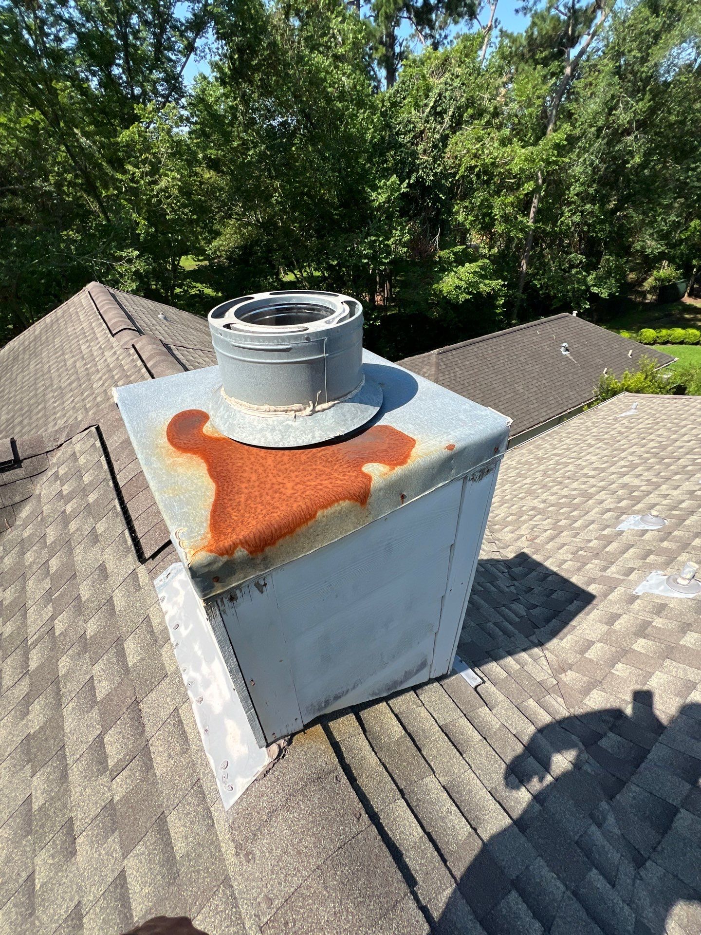 Hail Damage using Metal by Roof Repair Company
