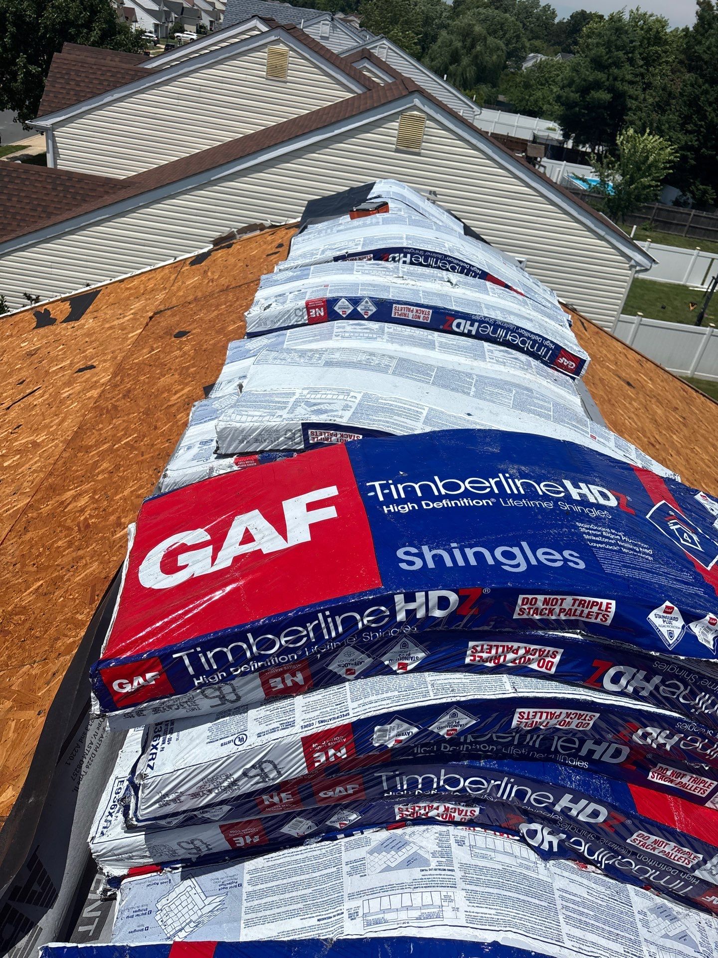 Residential Roof Replacement in Middletown Featuring GAF Timberline Shingles by Laser Focused Solutions LLC