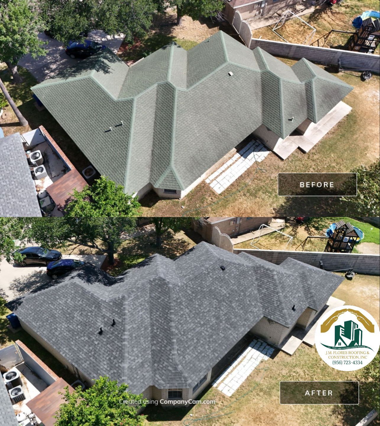 Roof Replacement  by JM Flores Roofing & Construction, Inc